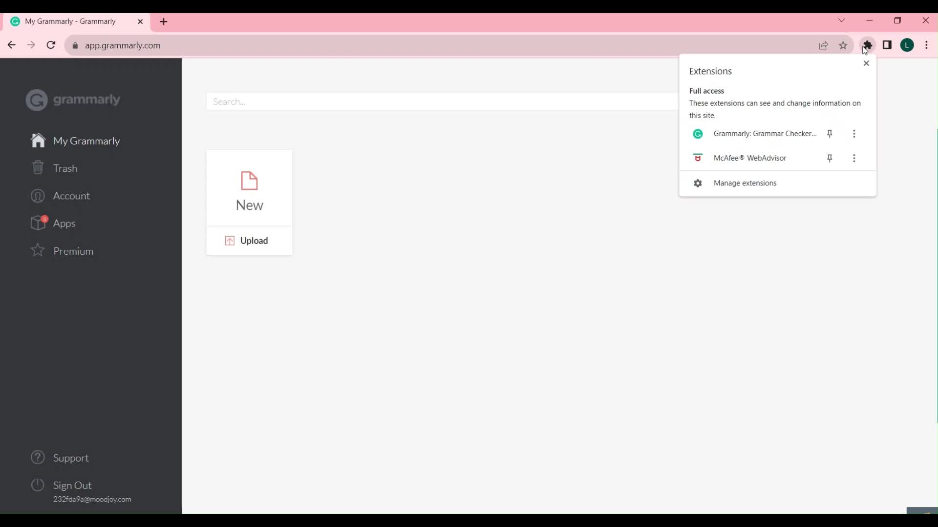 Uninstalling plugin screenshot