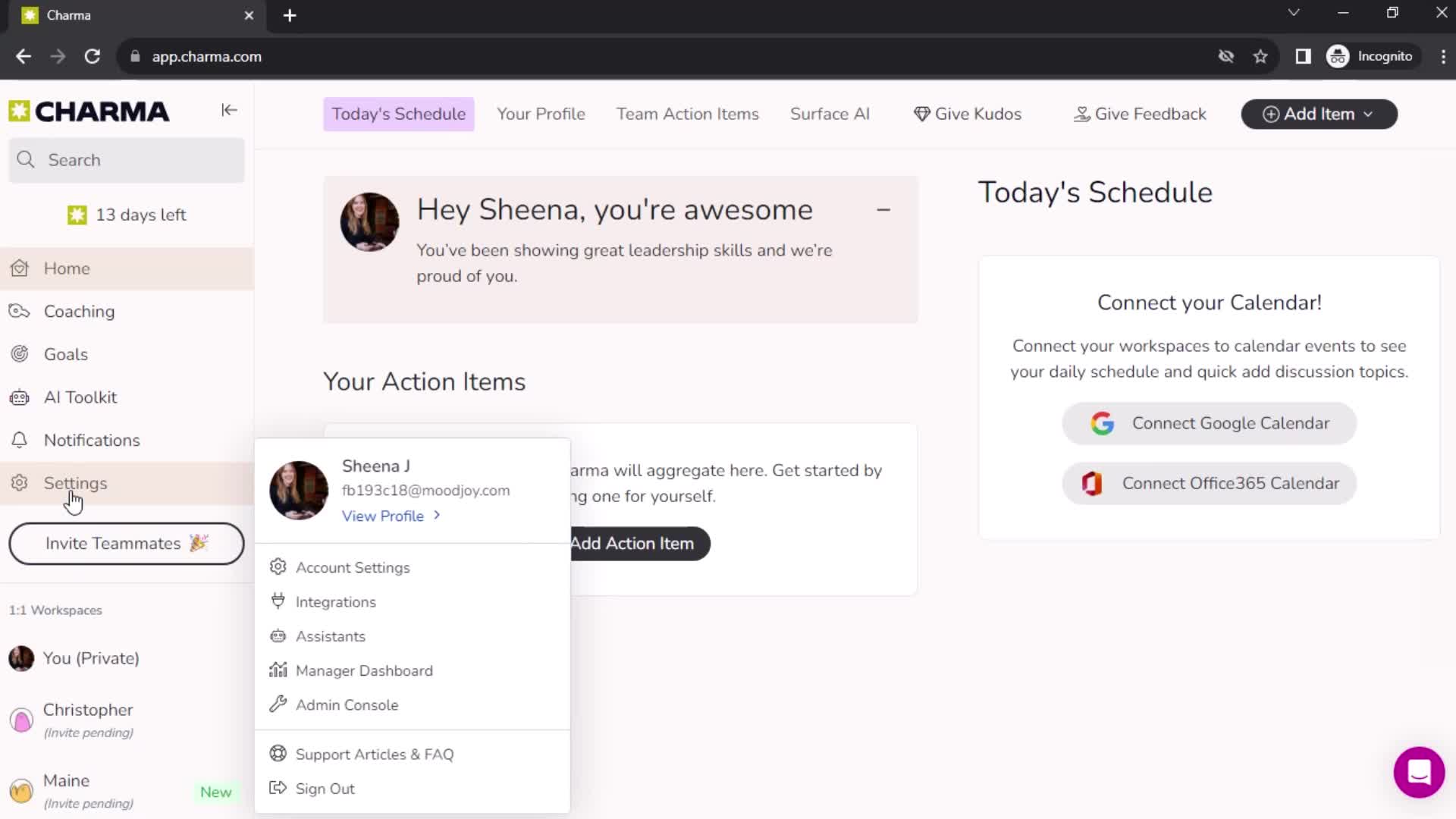 Updating your profile screenshot