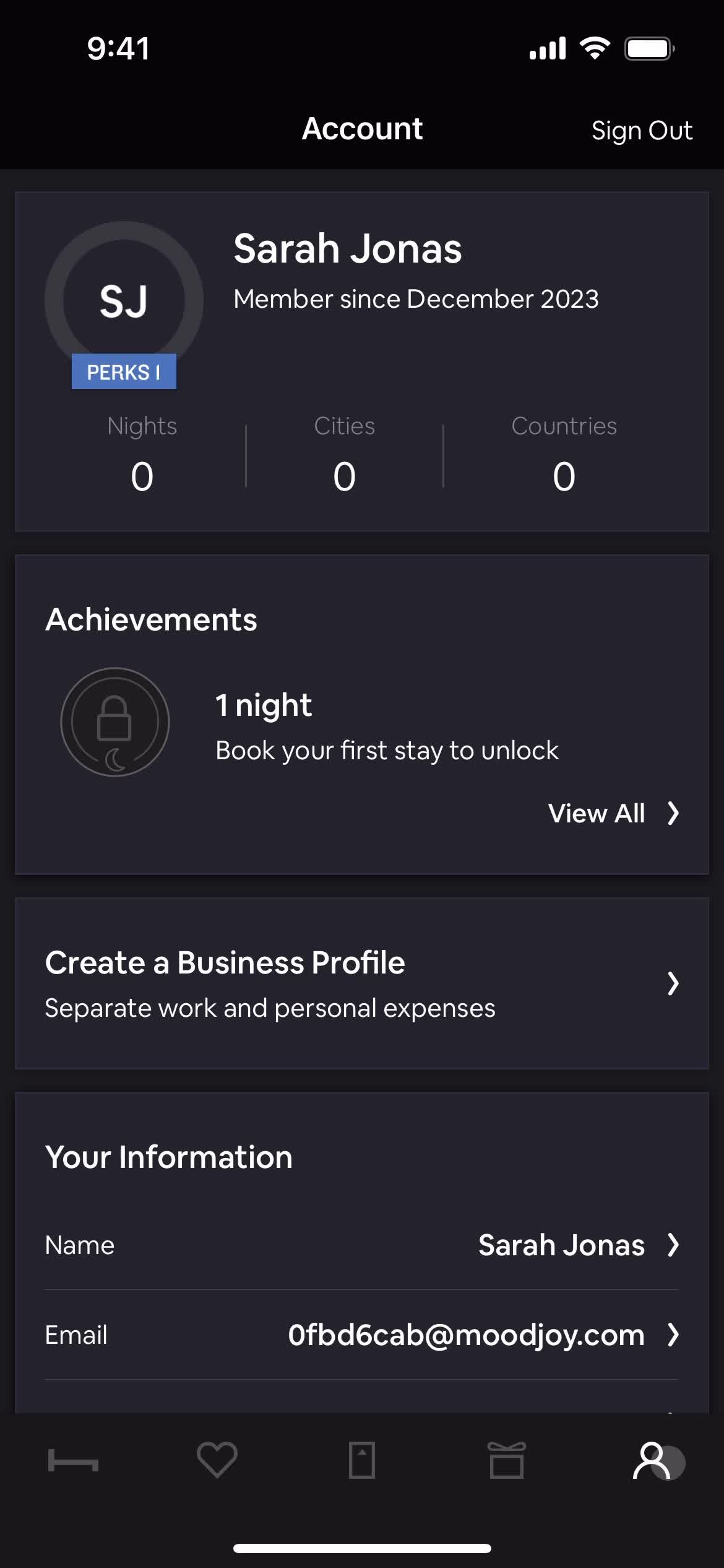 Updating your profile screenshot