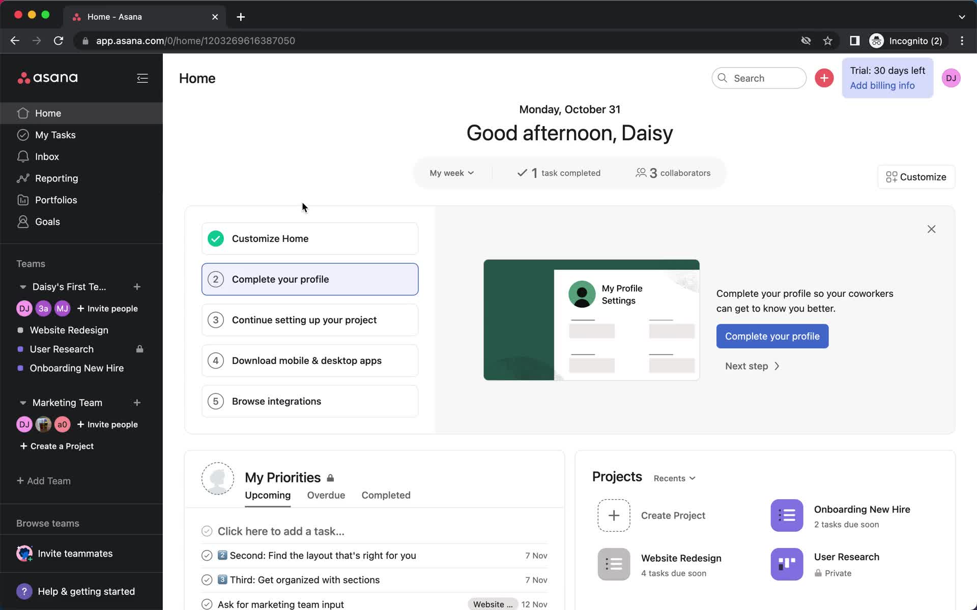 Upgrading your account on Asana video thumbnail
