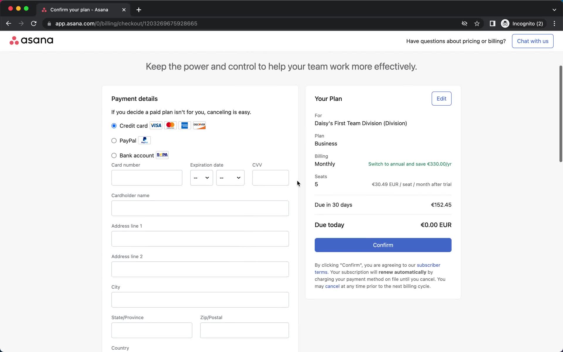 Upgrading your account on Asana video thumbnail