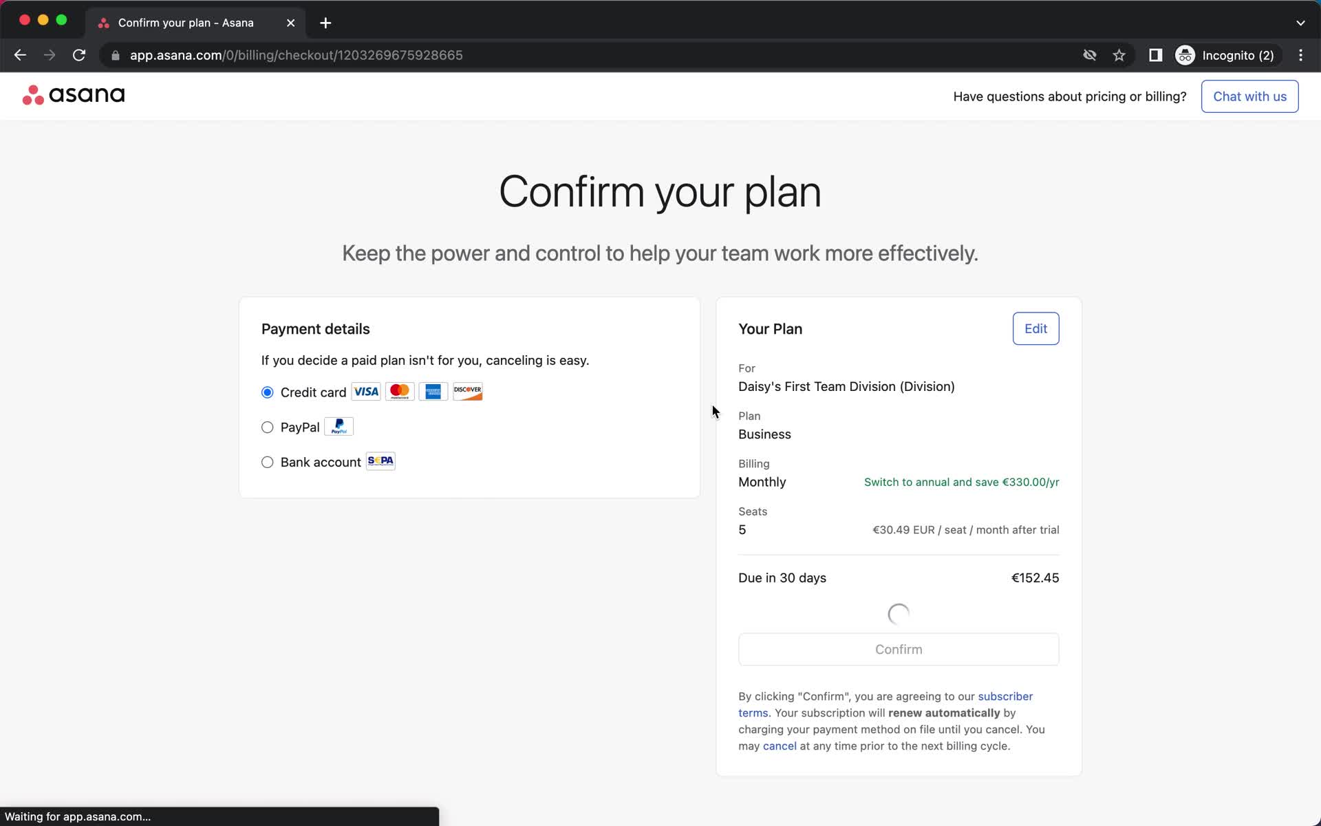 Upgrading your account on Asana video thumbnail