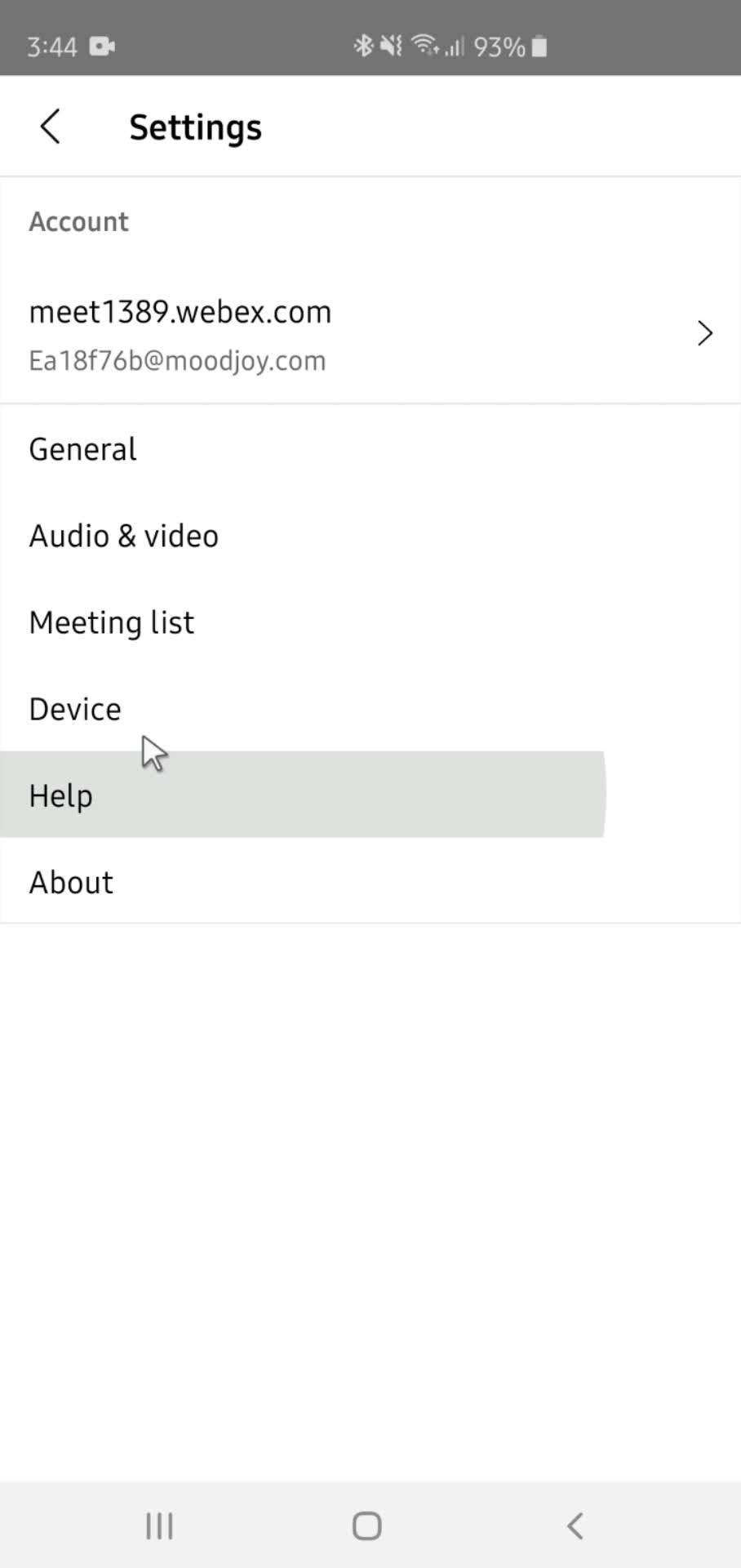 Help center on Webex video thumbnail
