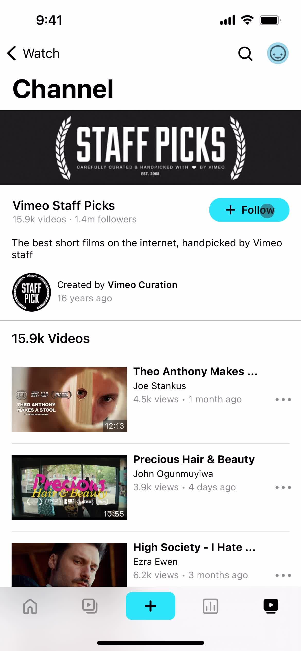 Watching videos screenshot