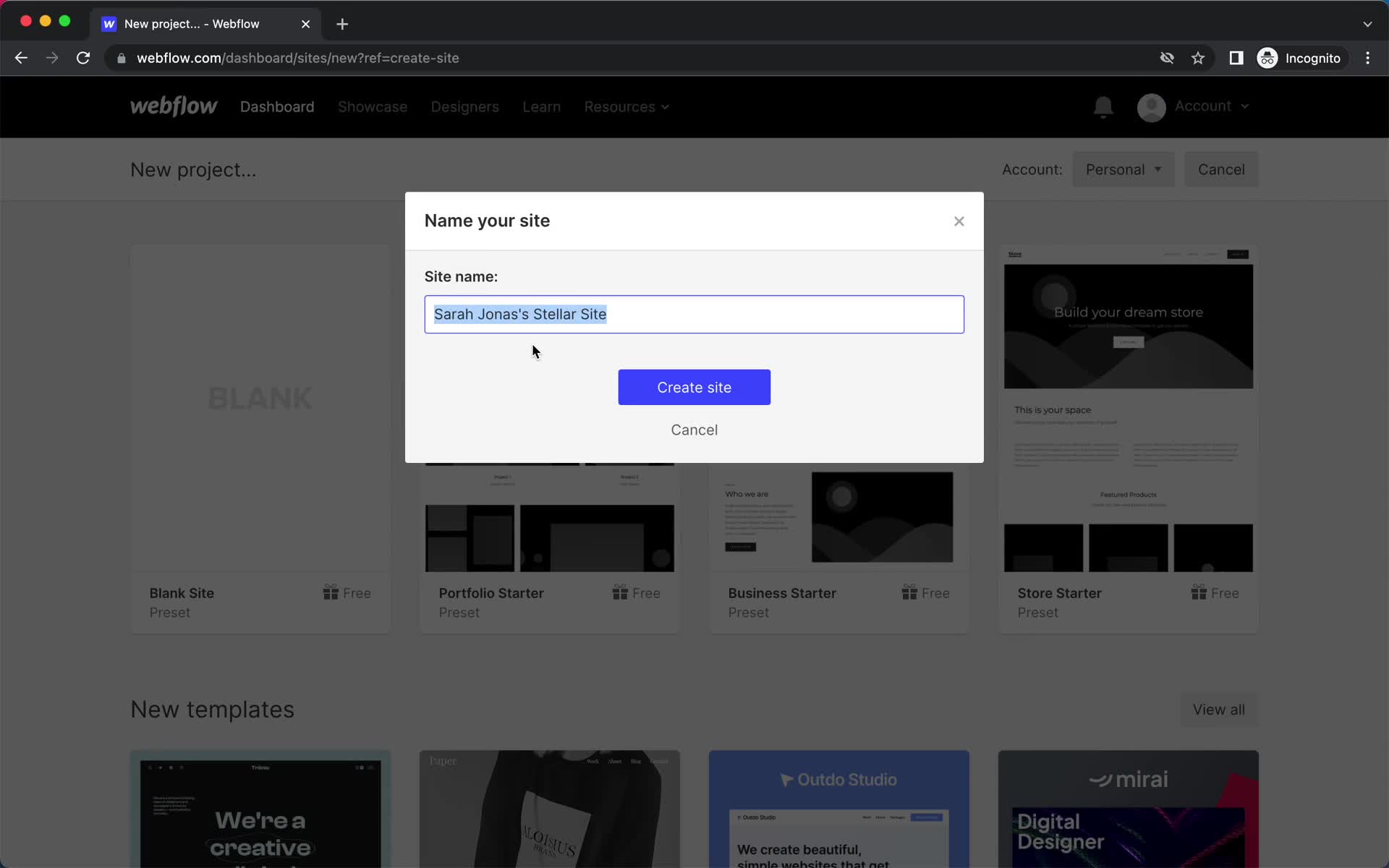 Creating a website on Webflow video thumbnail