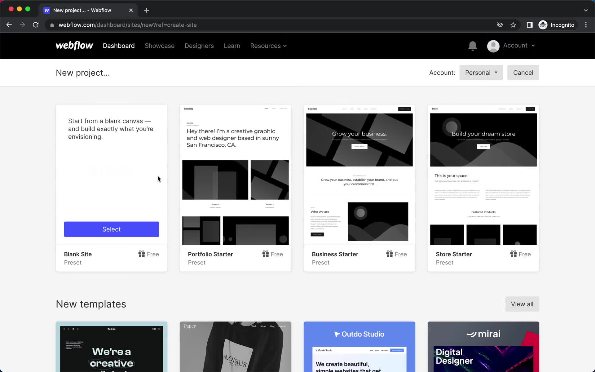 Creating a website on Webflow video thumbnail