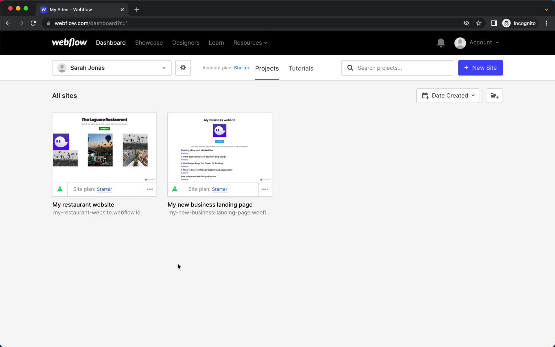 General browsing on Webflow video thumbnail