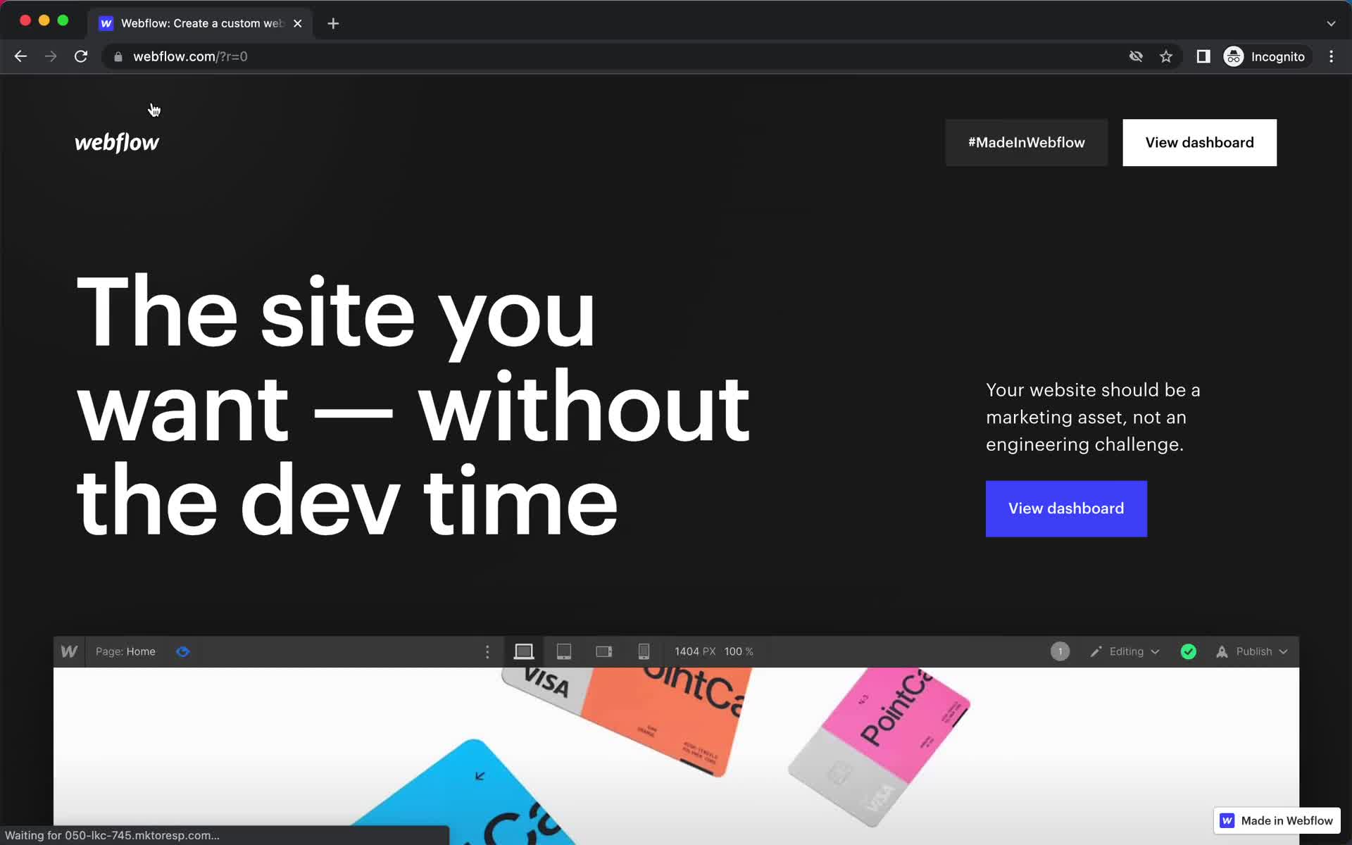 General browsing on Webflow video thumbnail