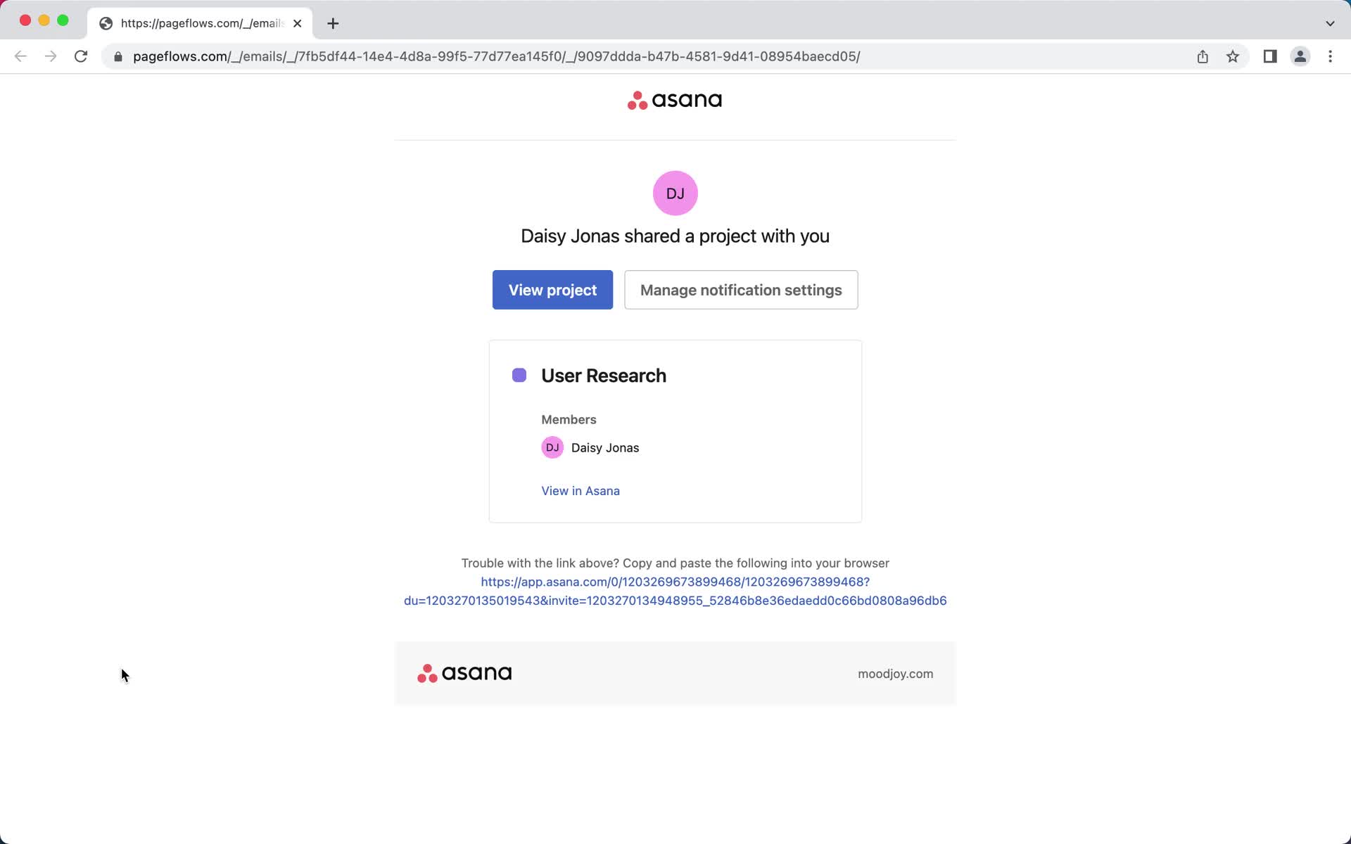 Accepting an invite on Asana video thumbnail