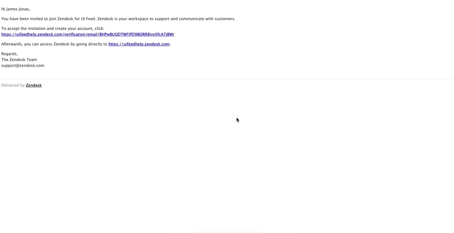 Accepting an invite on Zendesk video thumbnail