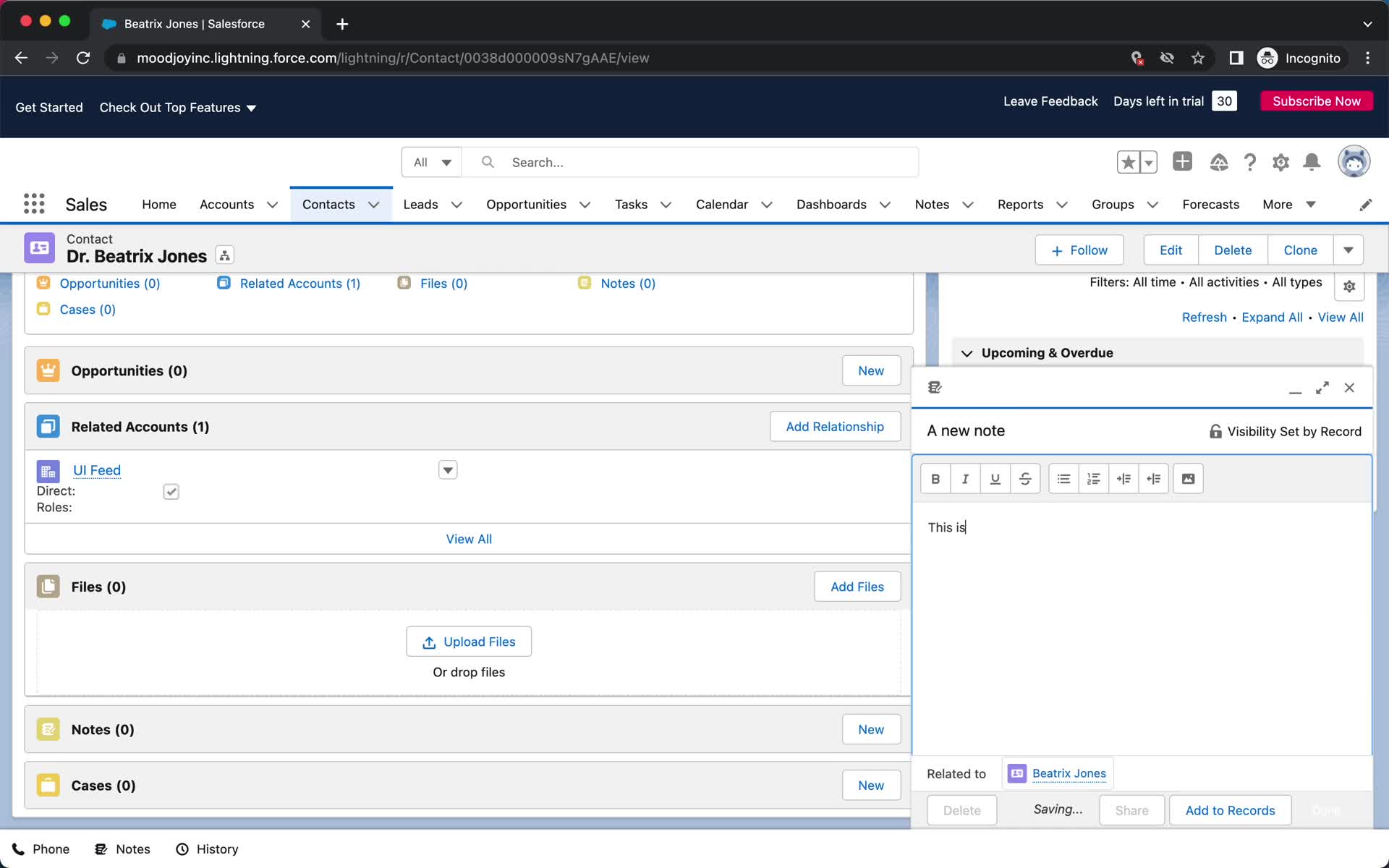 Adding customer to waitlist screenshot