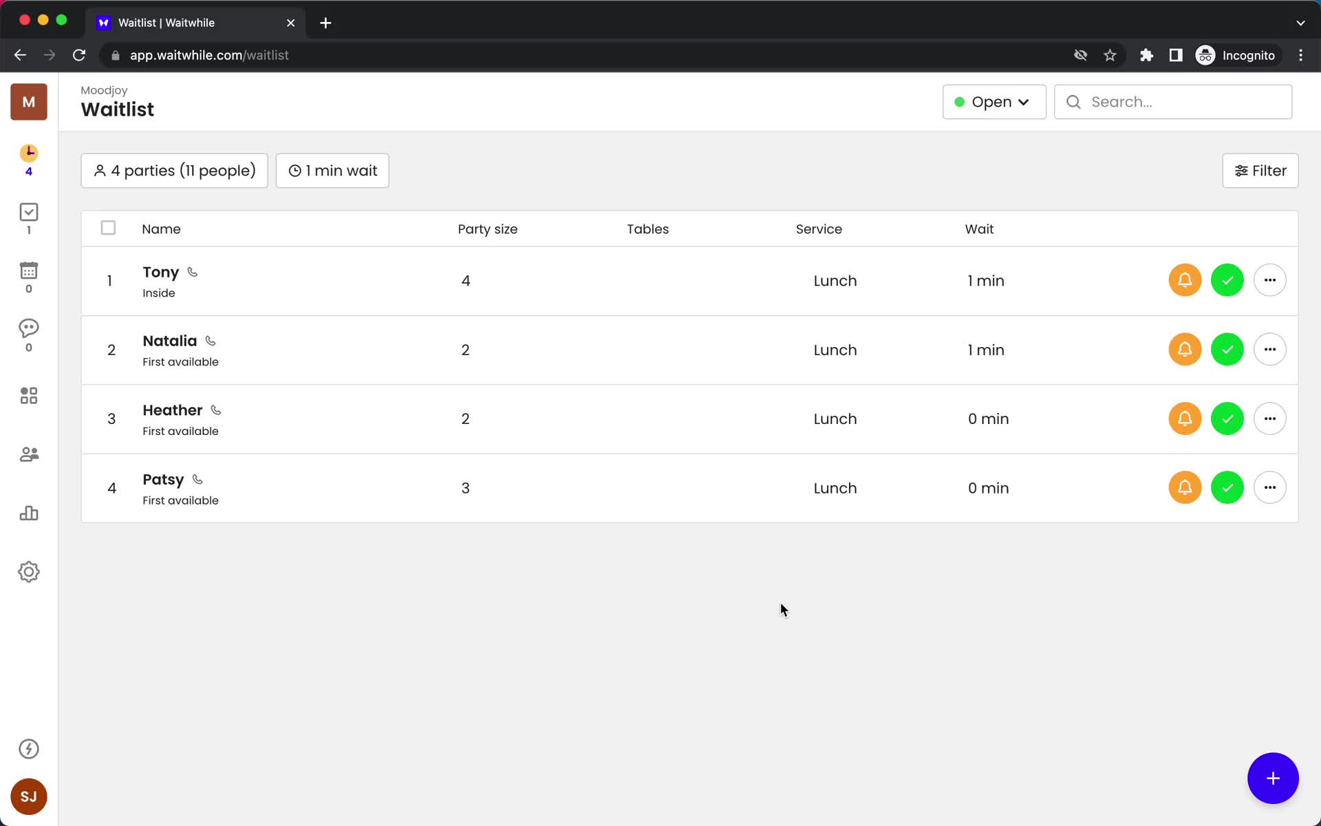 Adding customer to waitlist on Waitwhile video thumbnail