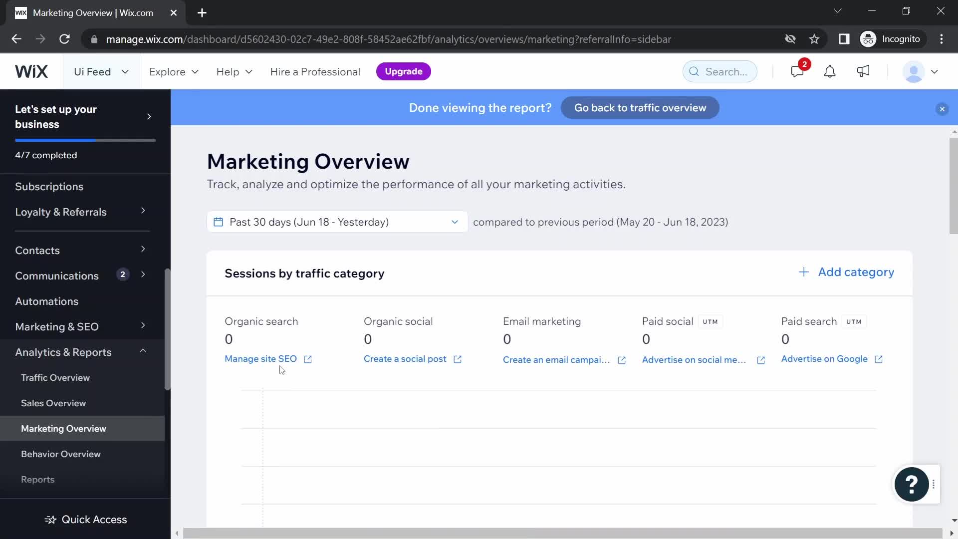 Analytics/Stats on Wix video thumbnail