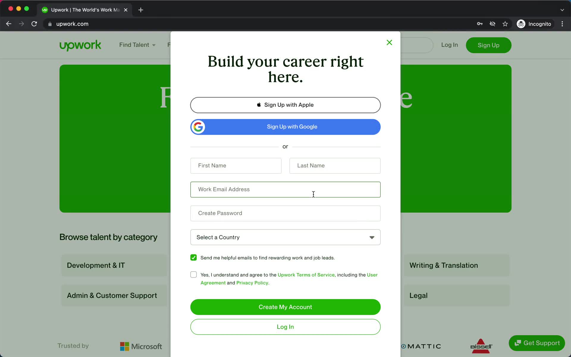 Applying as a candidate on Upwork video thumbnail