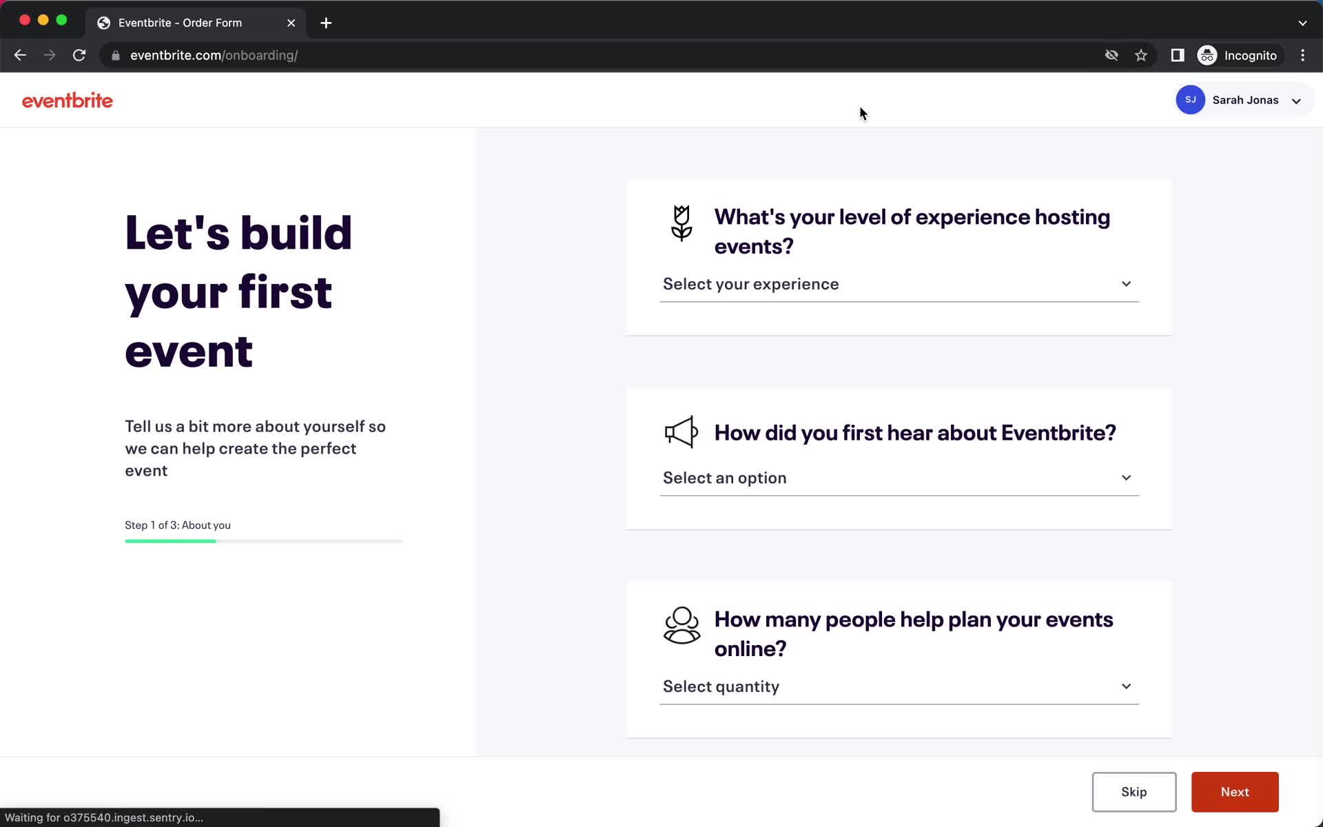 Creating an event on Eventbrite video thumbnail