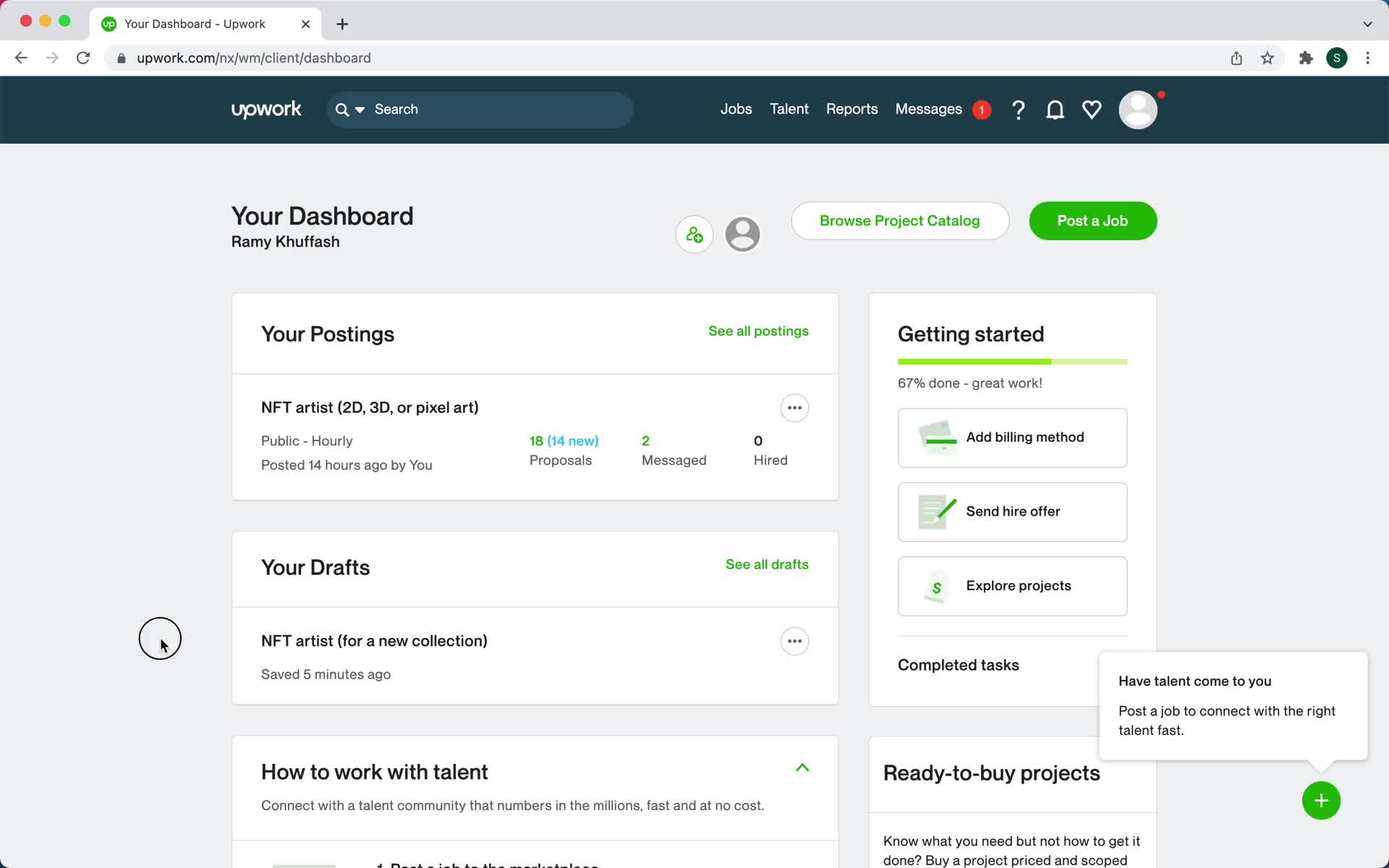 Downgrading your account on Upwork video thumbnail