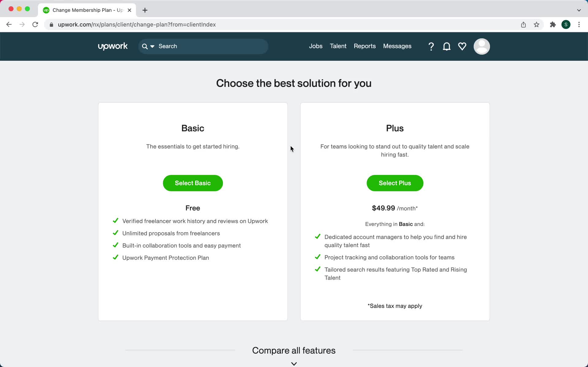 Downgrading your account on Upwork video thumbnail