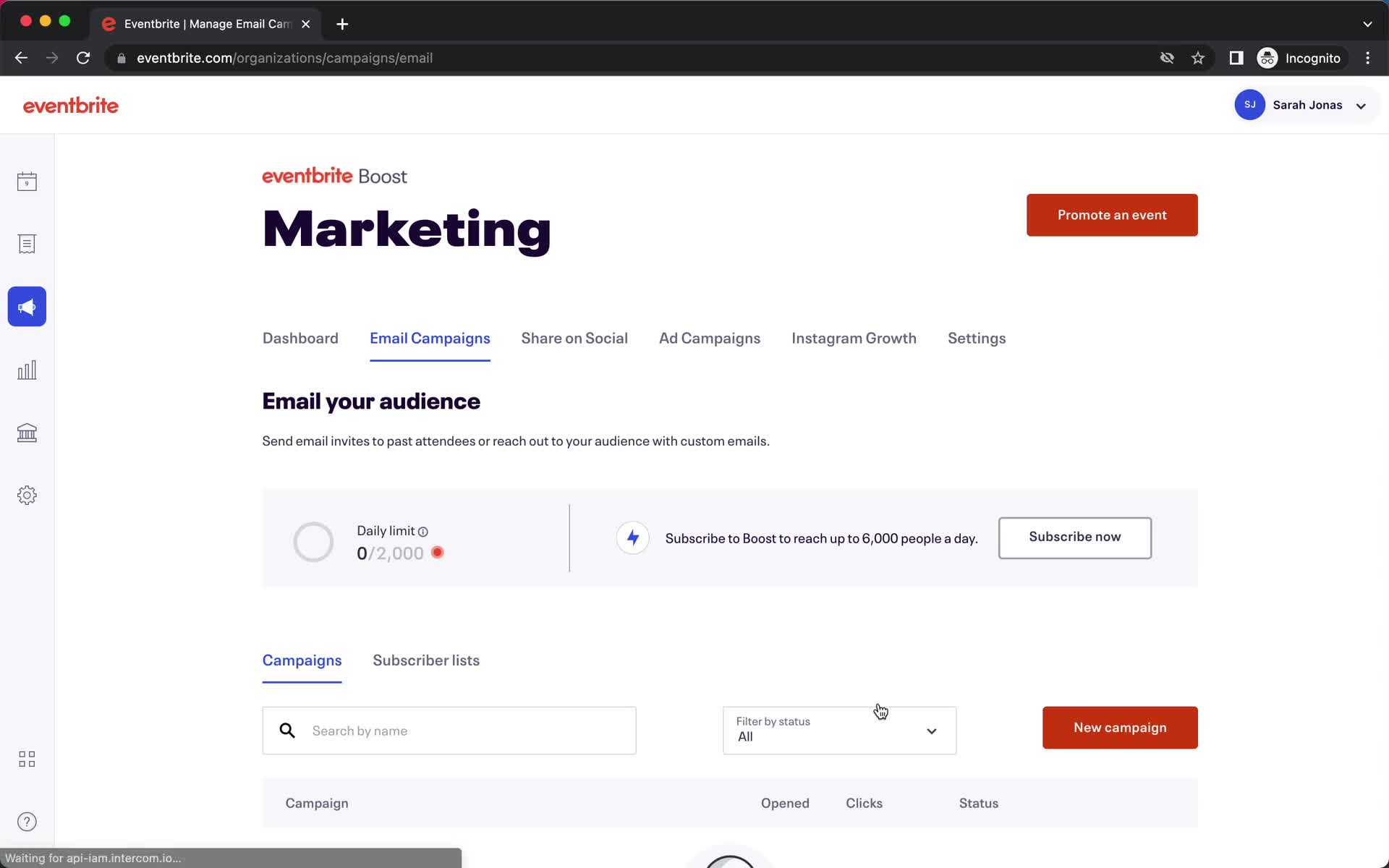 Creating an email campaign on Eventbrite video thumbnail