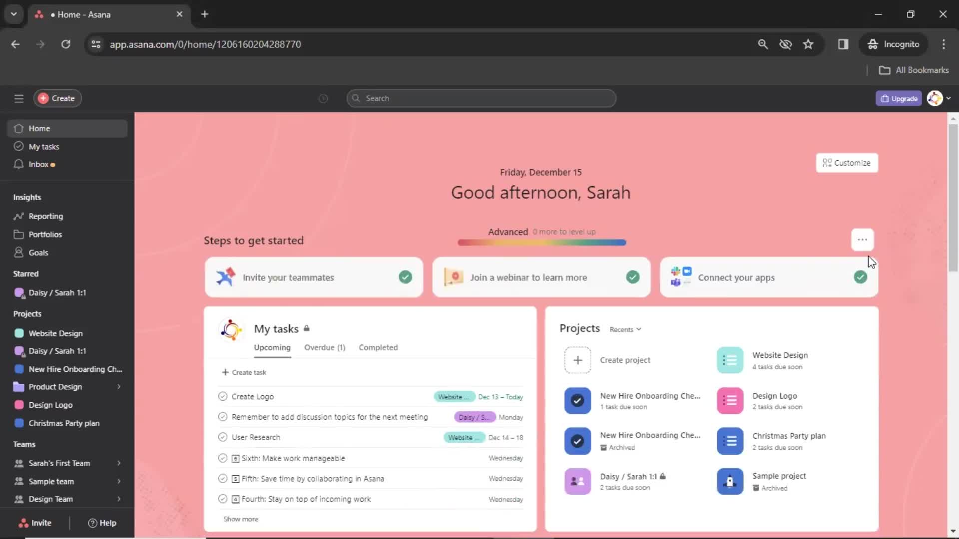 General browsing on Asana video thumbnail