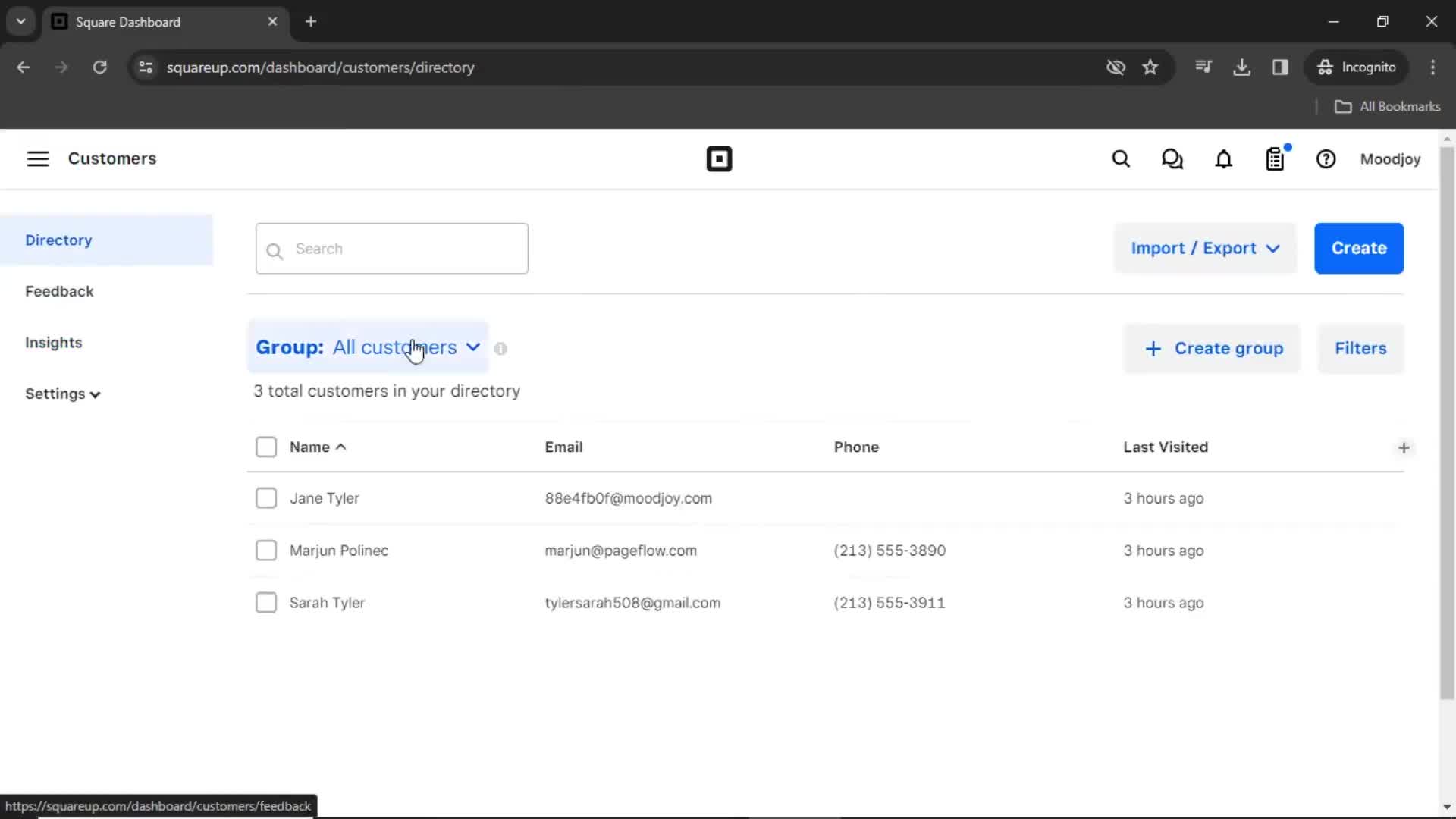 General browsing screenshot