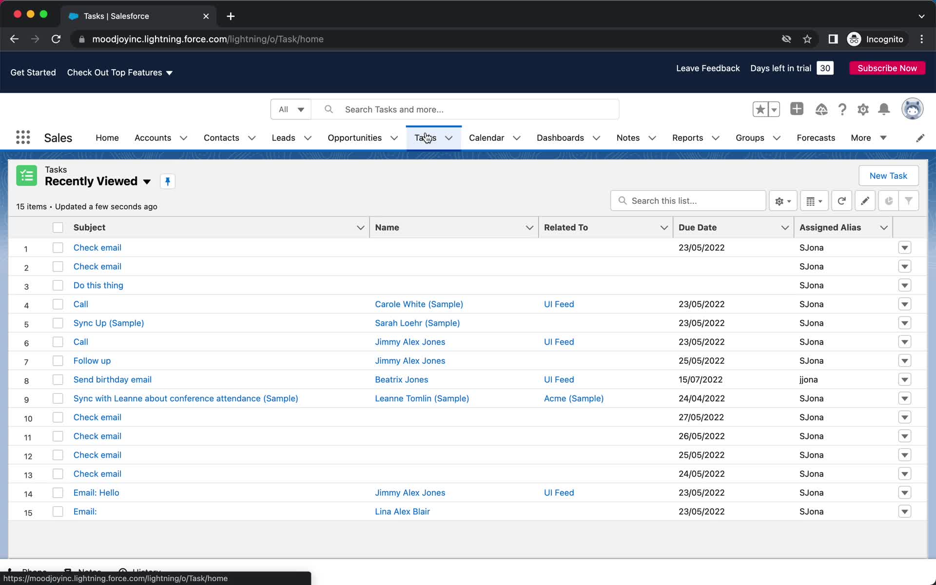 General browsing screenshot