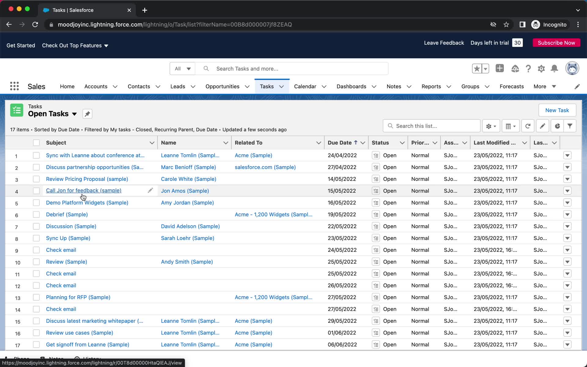 General browsing screenshot