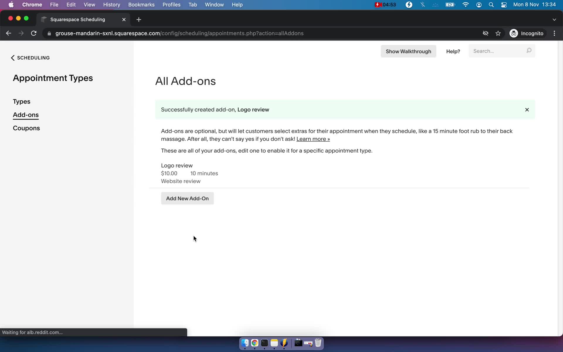 General browsing screenshot