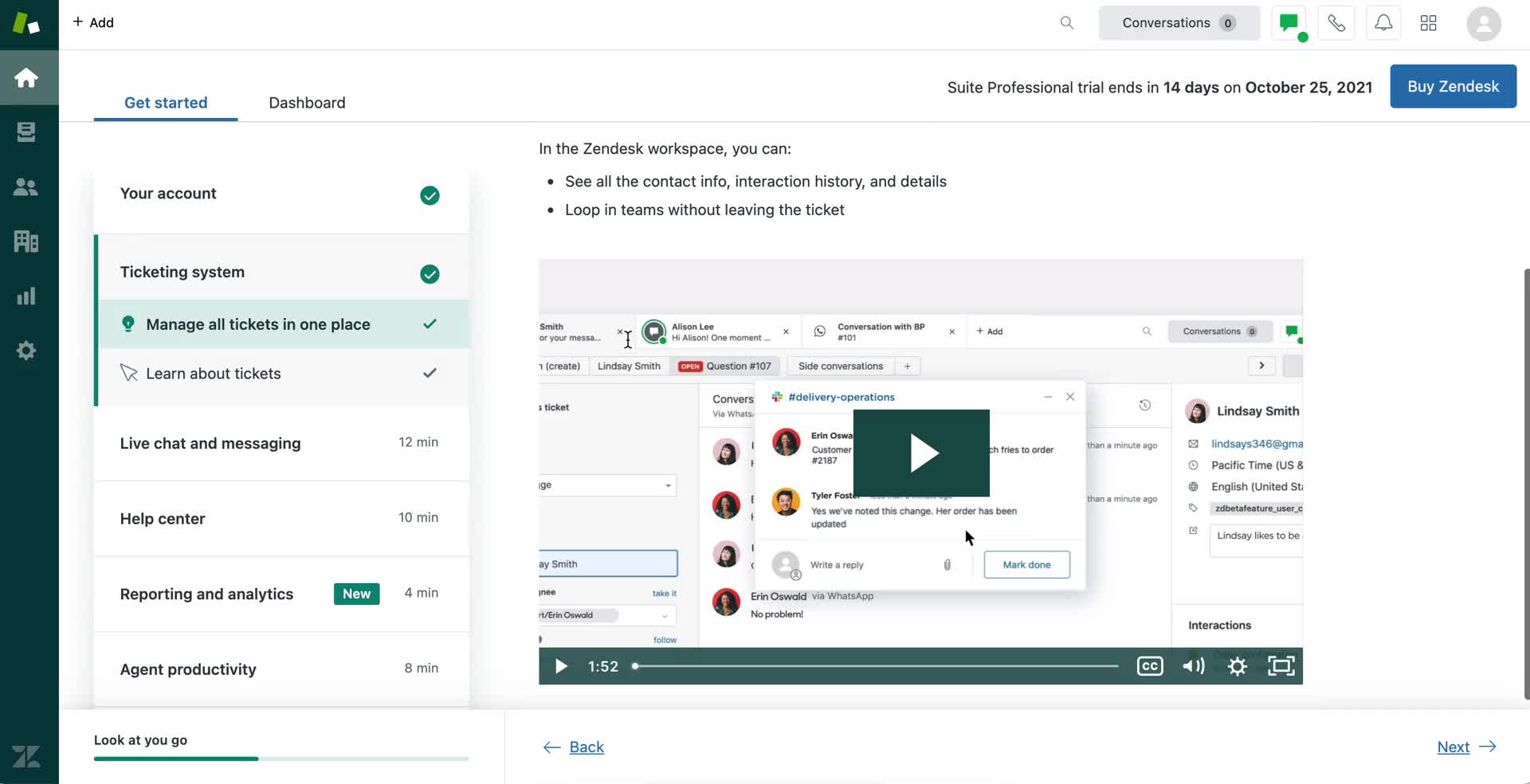 General browsing on Zendesk video thumbnail