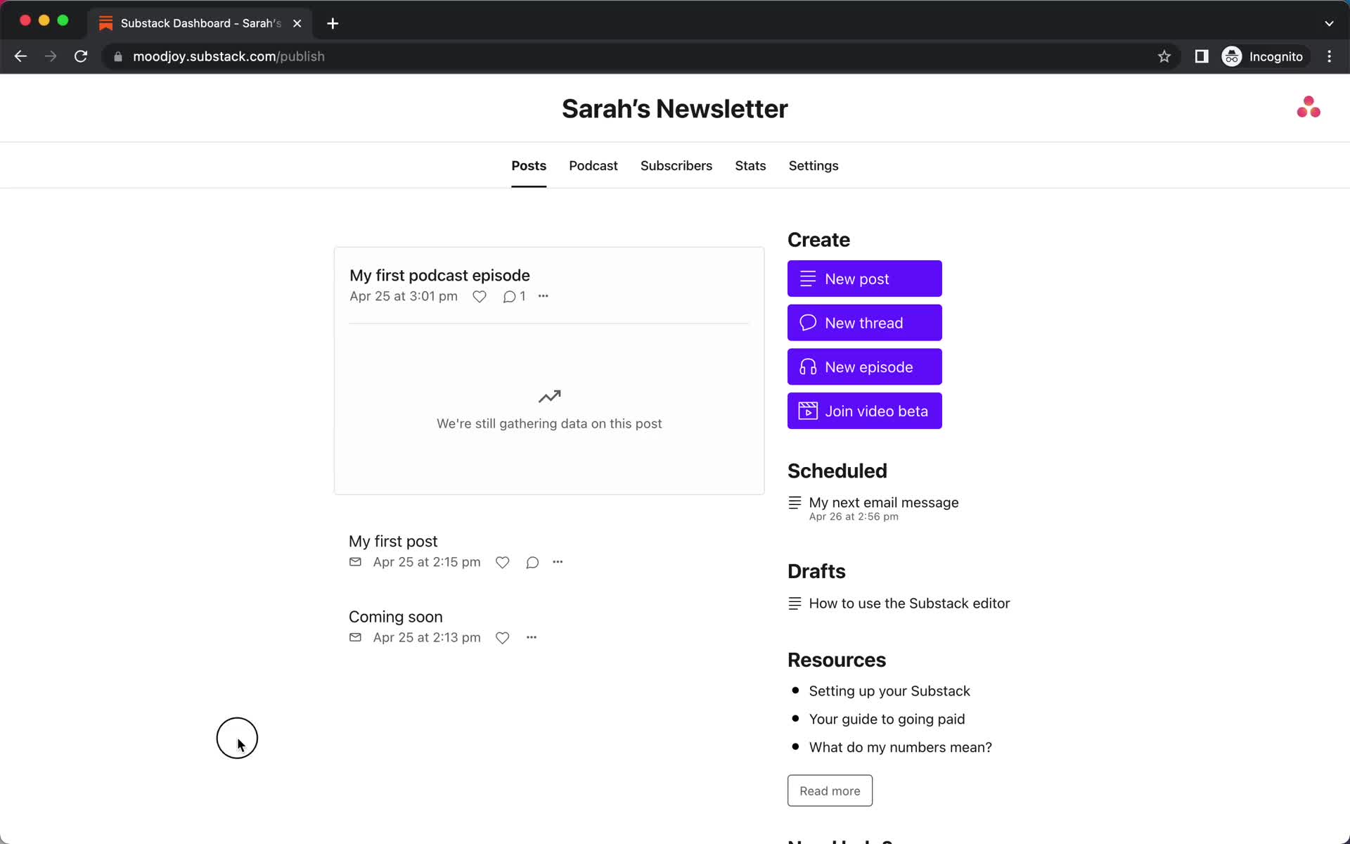 General browsing on Substack video thumbnail