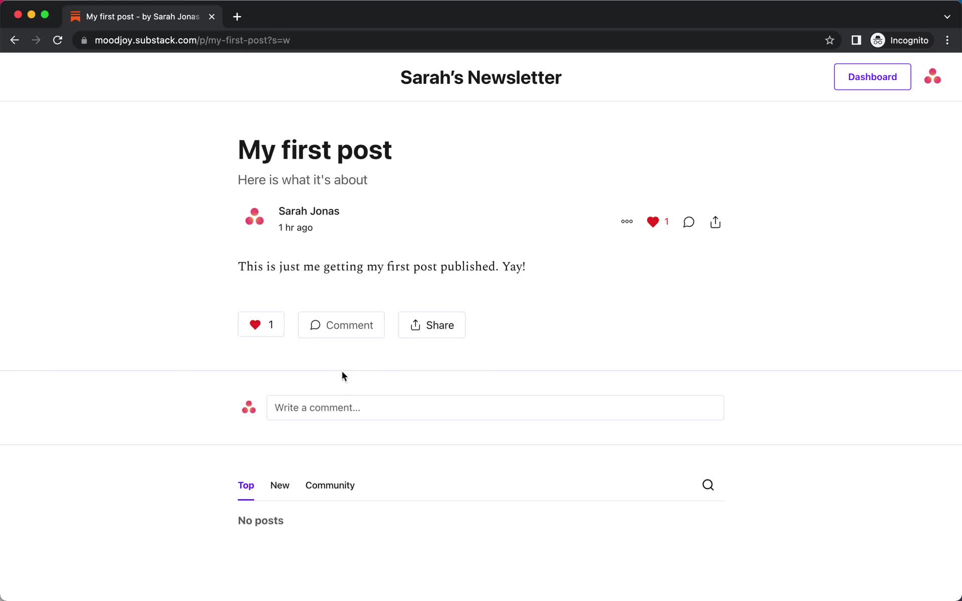General browsing on Substack video thumbnail