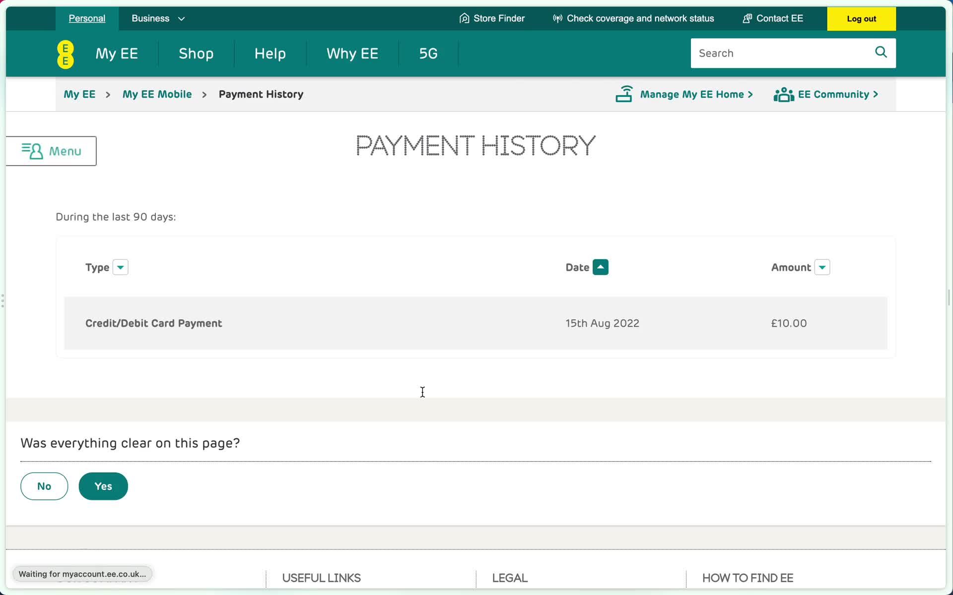 General browsing screenshot