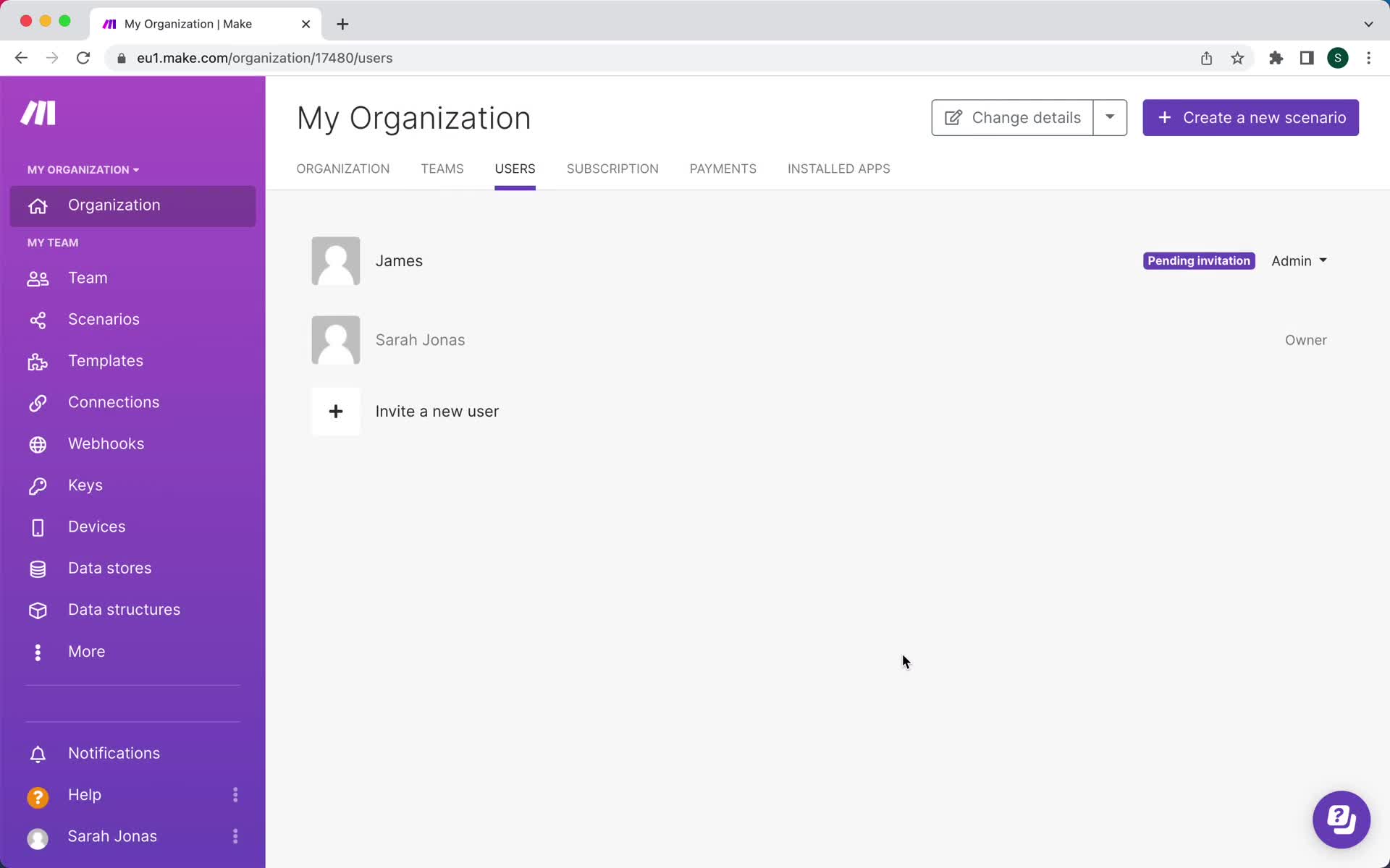 Inviting people on Make.com video thumbnail