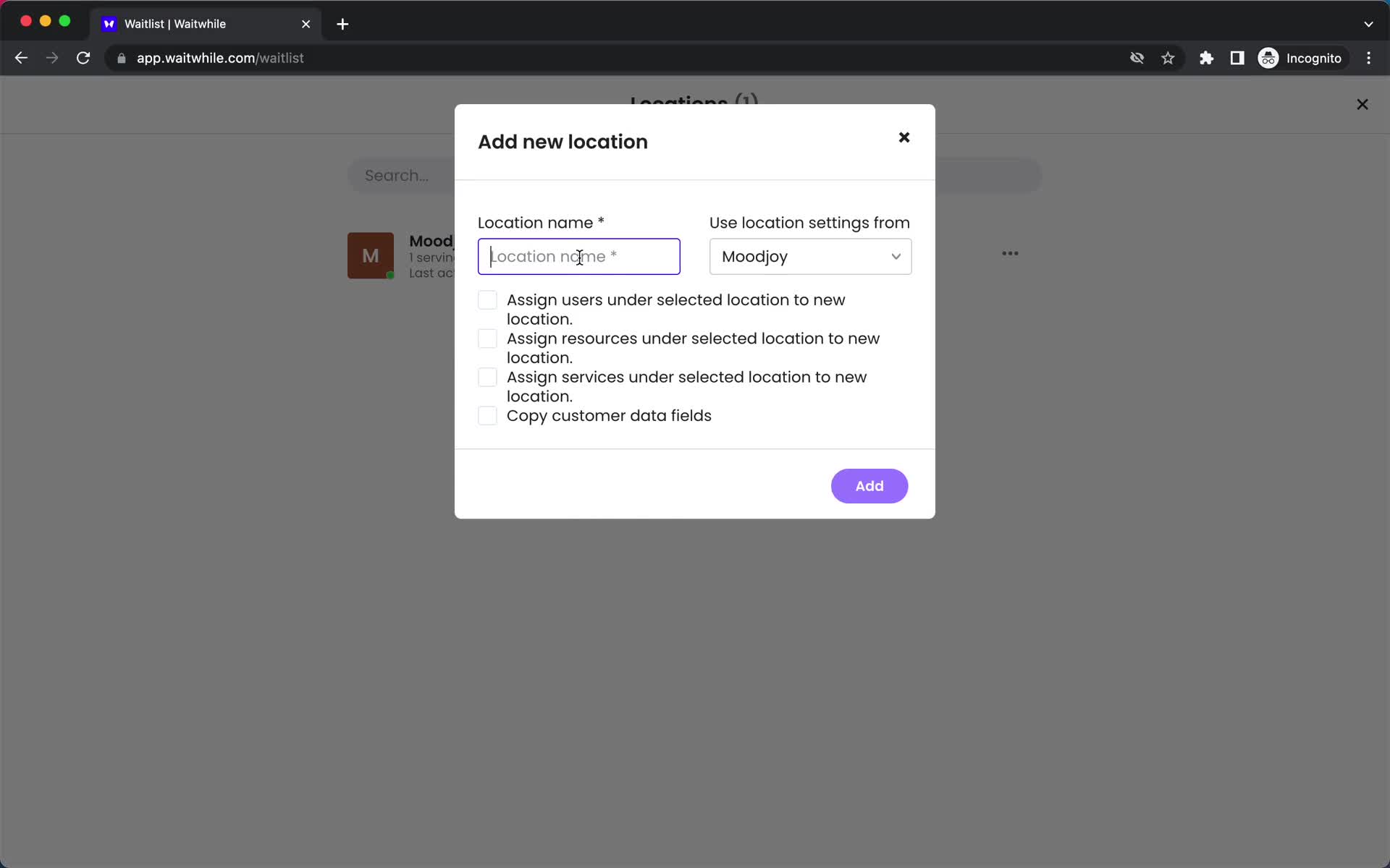 Managing locations on Waitwhile video thumbnail