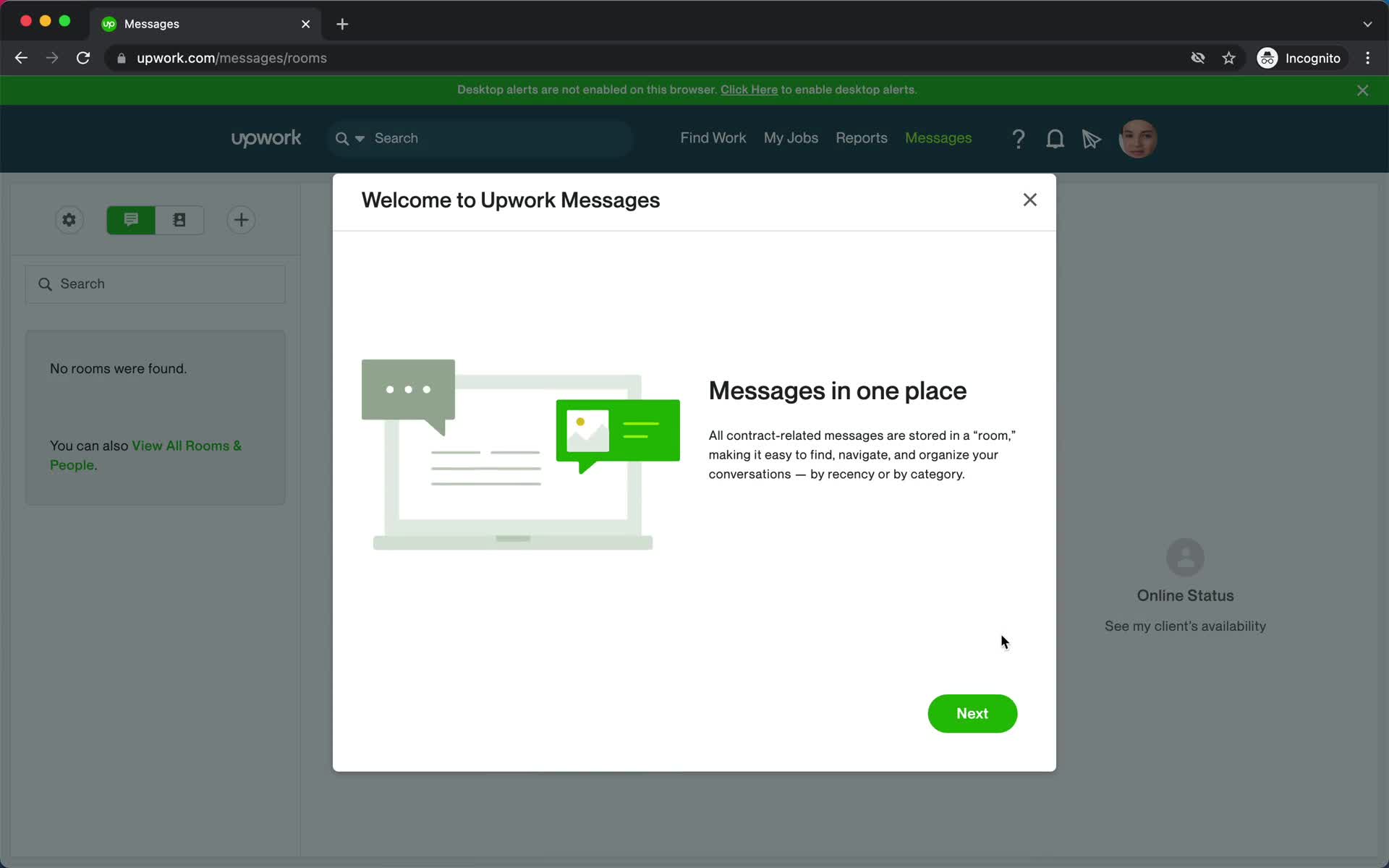 Chat on Upwork video thumbnail