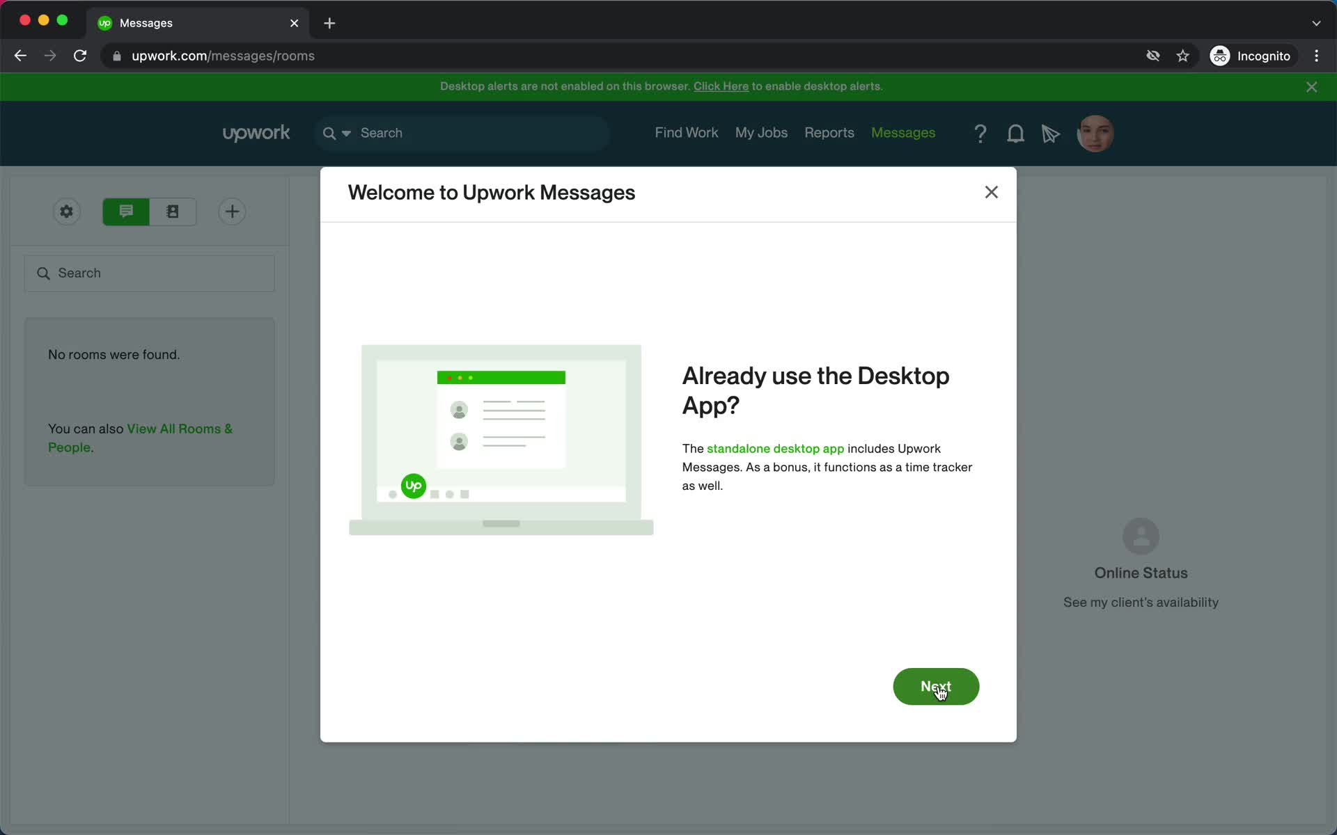 Chat on Upwork video thumbnail