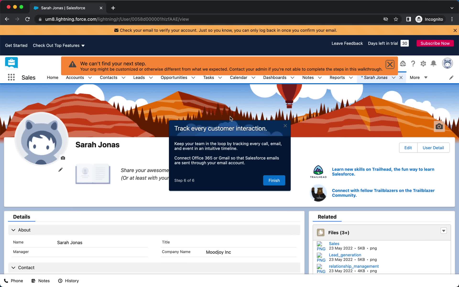 Onboarding screenshot
