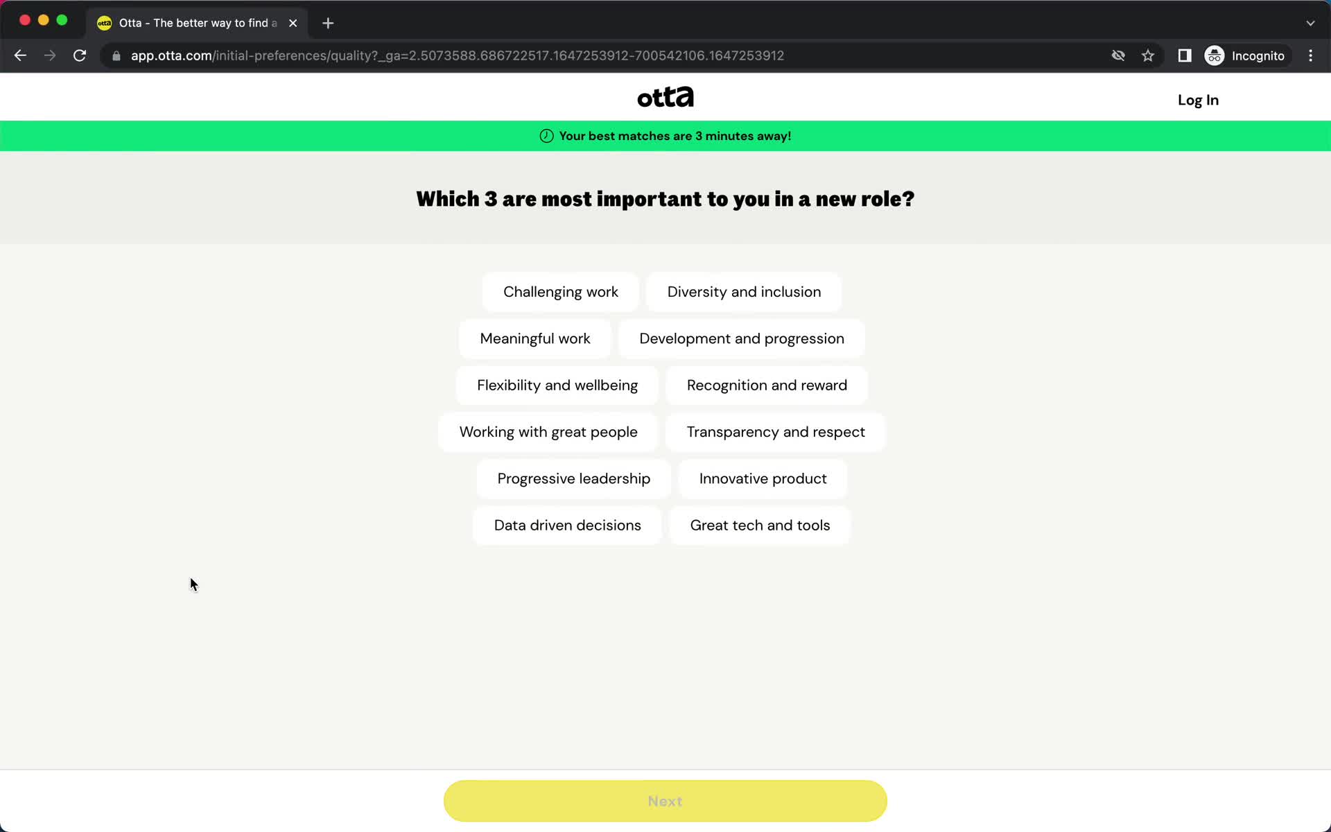 Onboarding on Otta video thumbnail