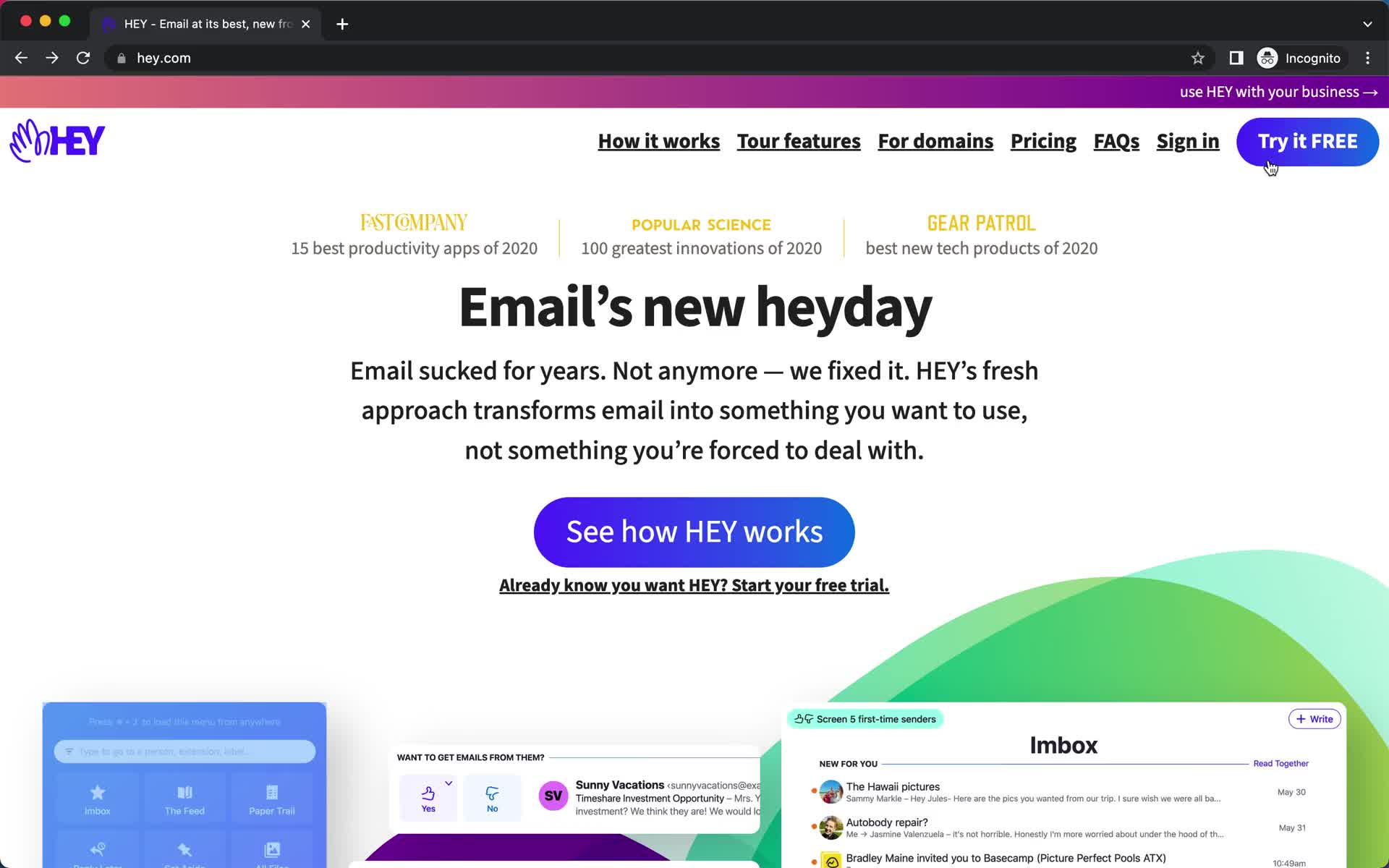 Onboarding on Hey video thumbnail