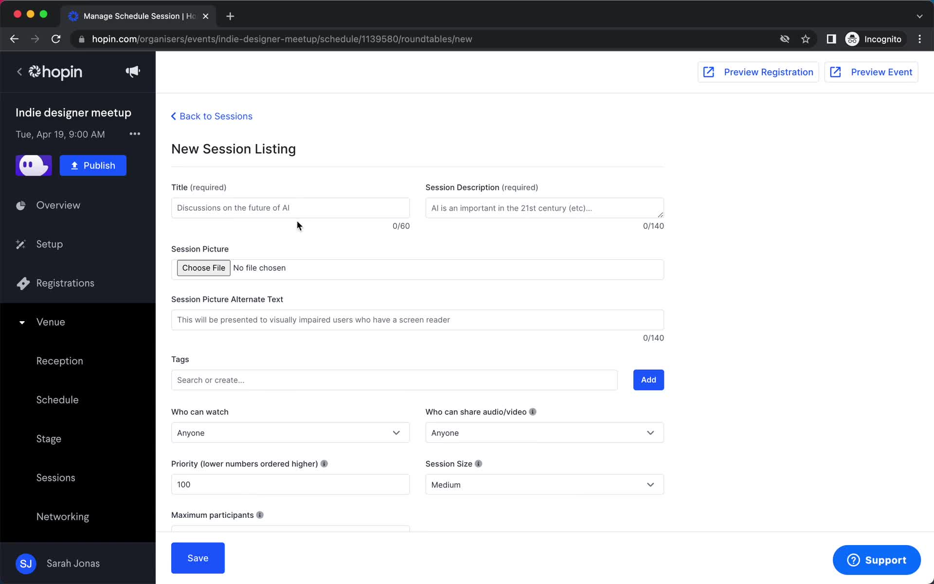 Onboarding screenshot