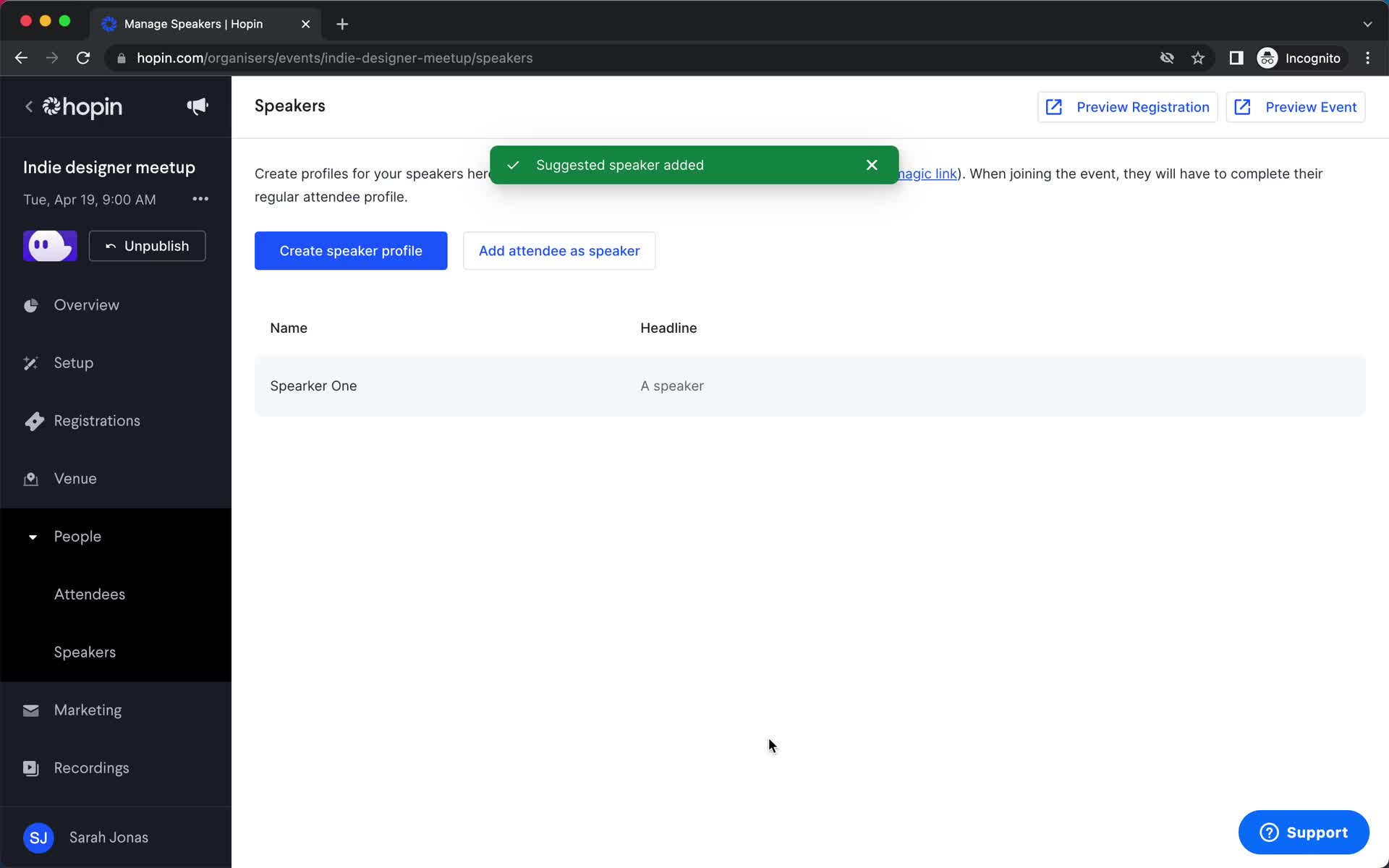 Onboarding screenshot