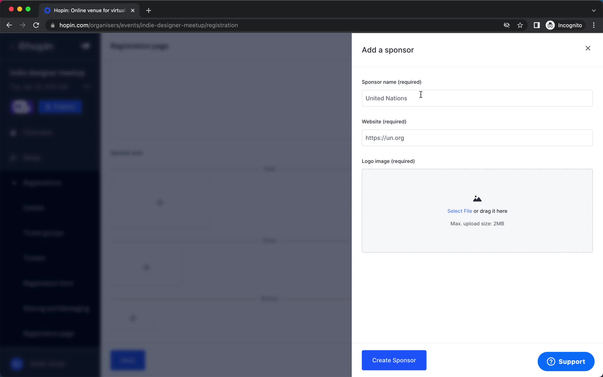 Onboarding screenshot