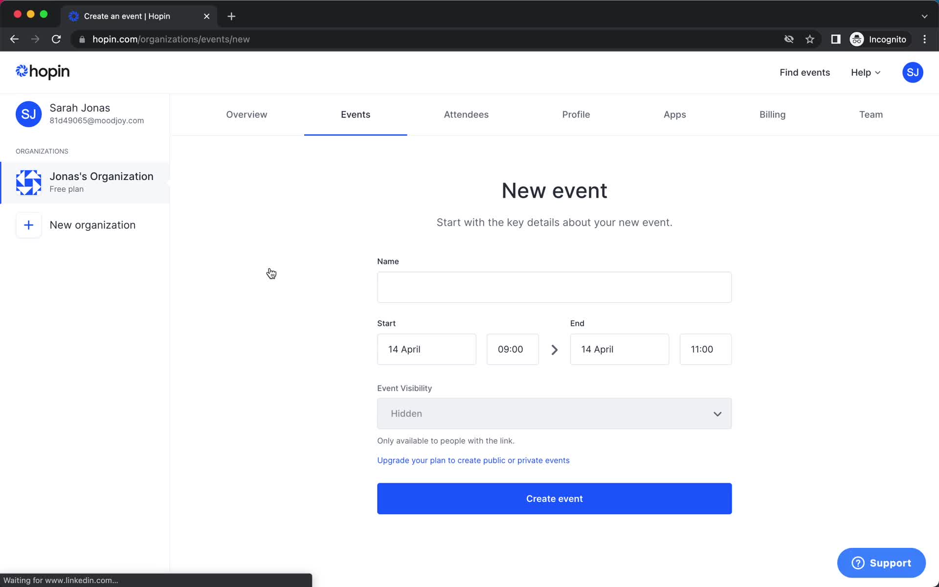 Onboarding screenshot