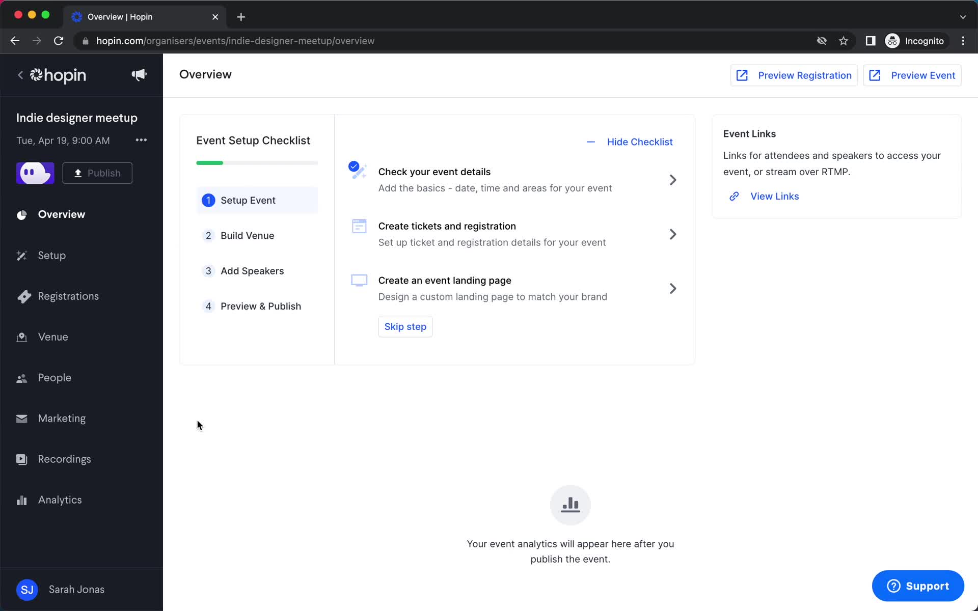 Onboarding screenshot