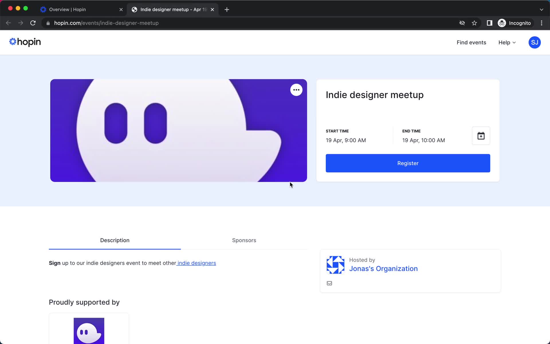 Onboarding screenshot