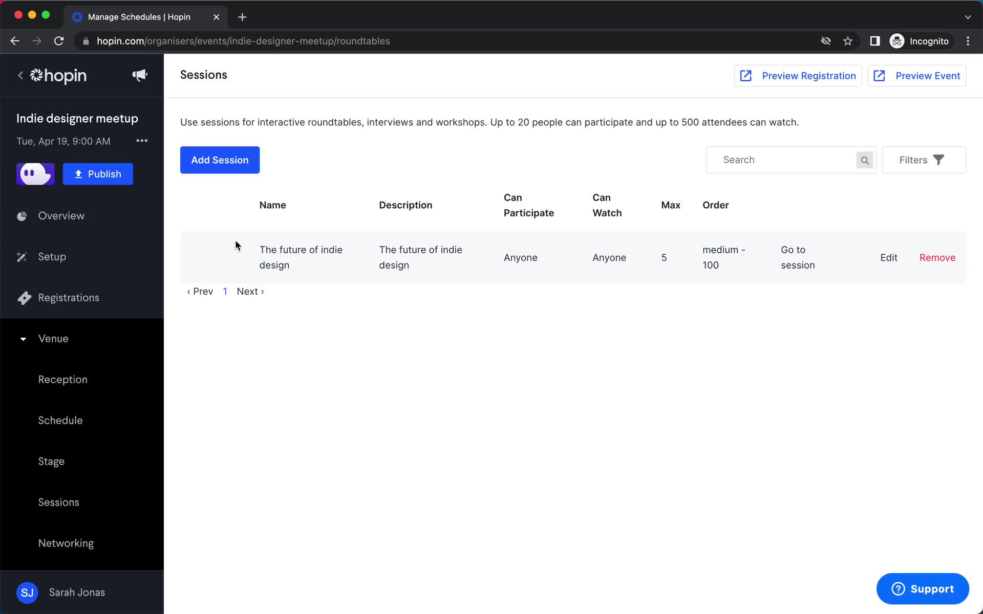 Onboarding screenshot