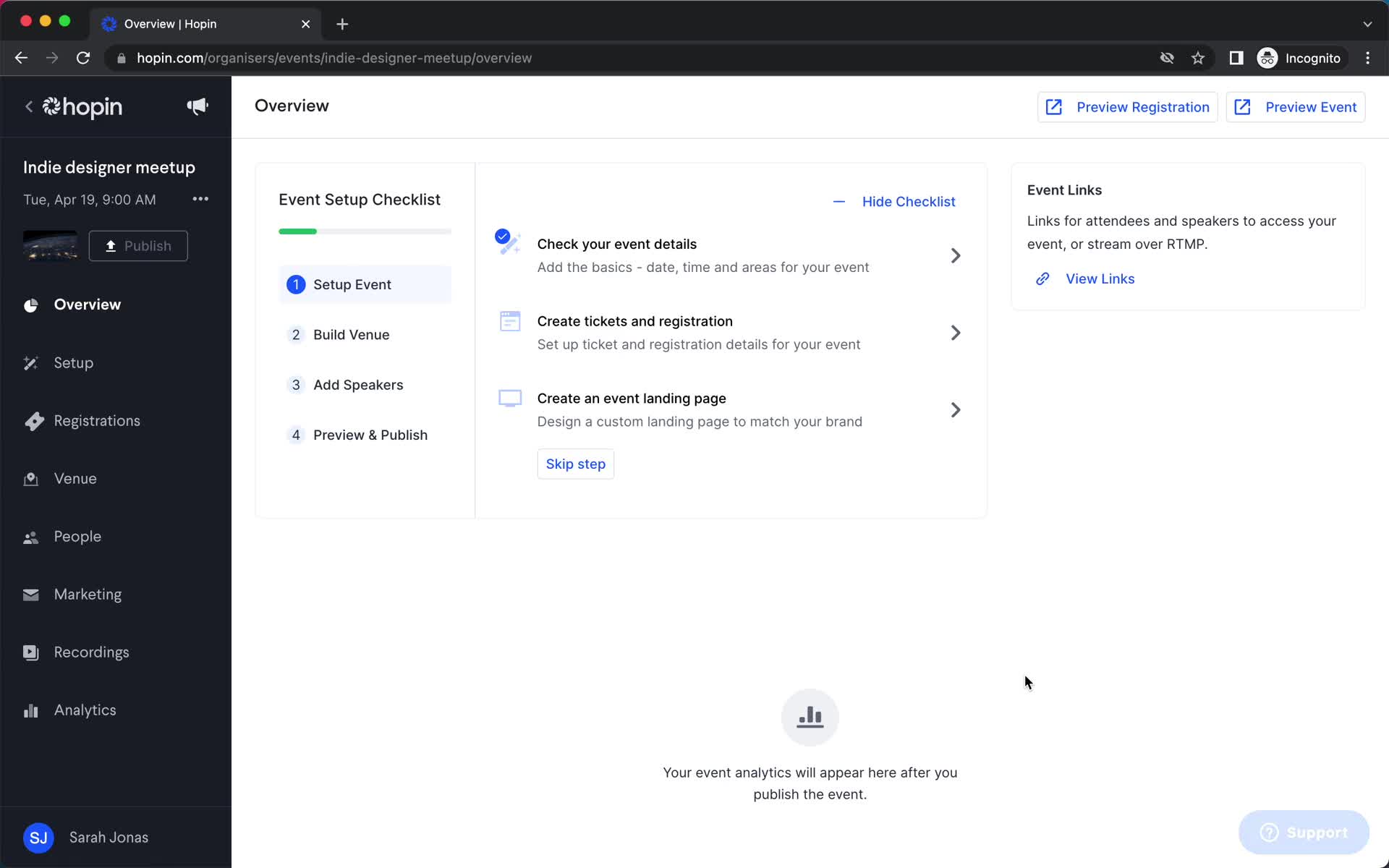 Onboarding screenshot