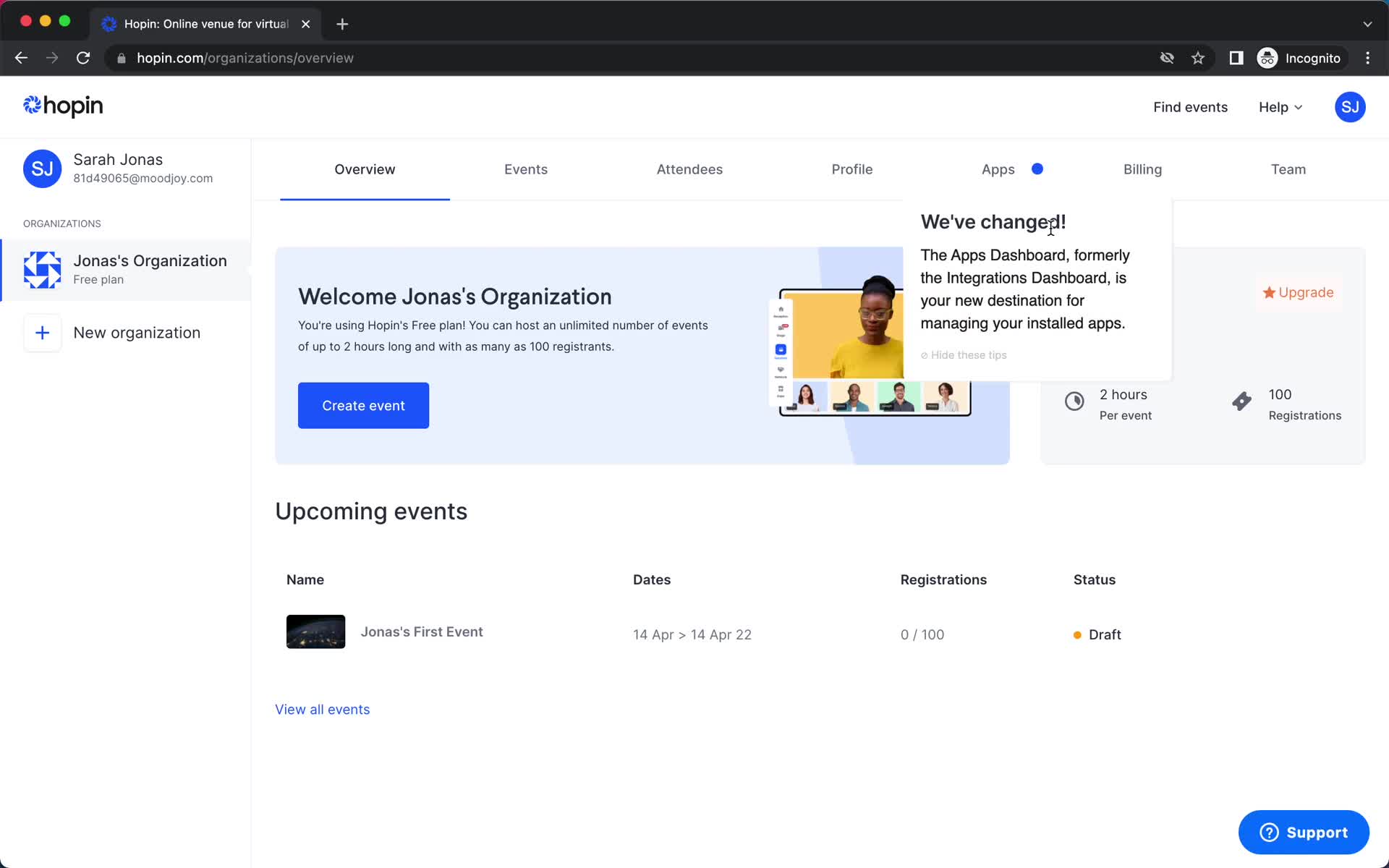 Onboarding screenshot