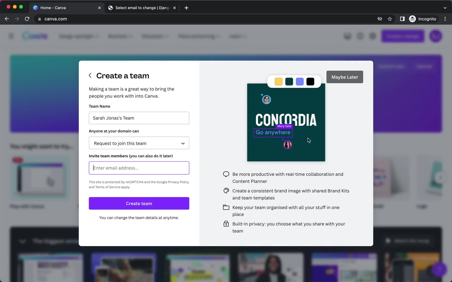 Onboarding screenshot