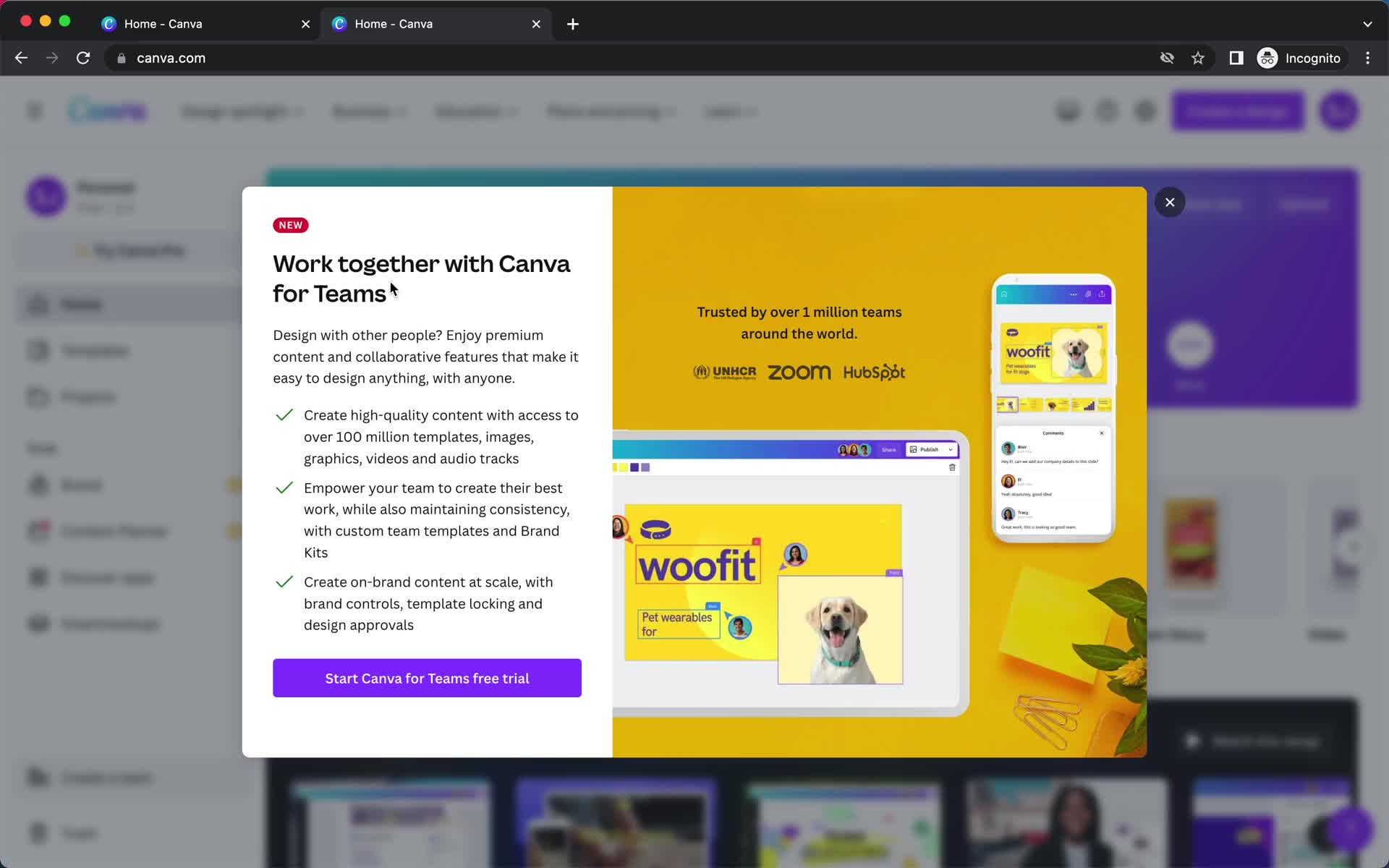 Onboarding screenshot