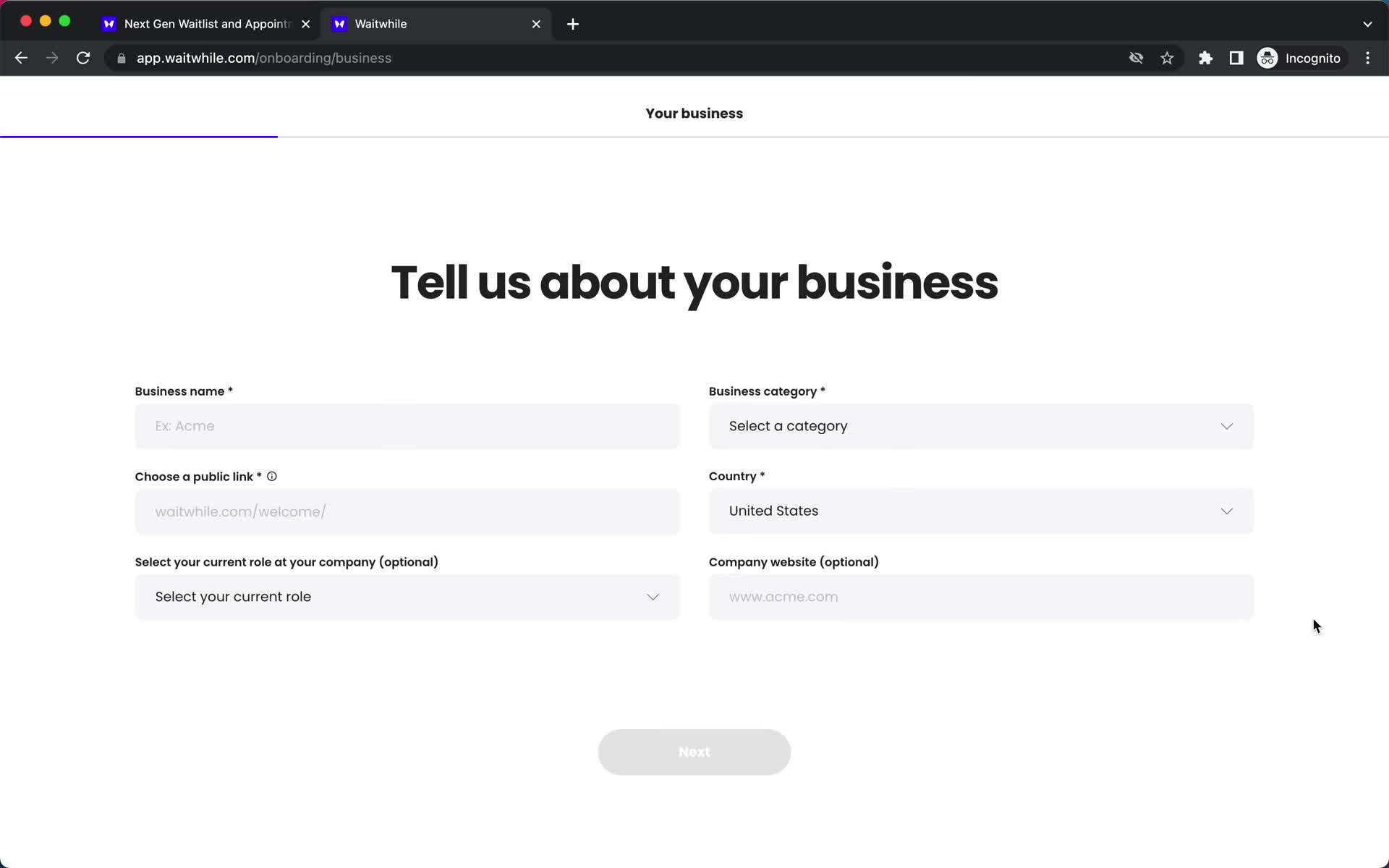 Onboarding on Waitwhile video thumbnail